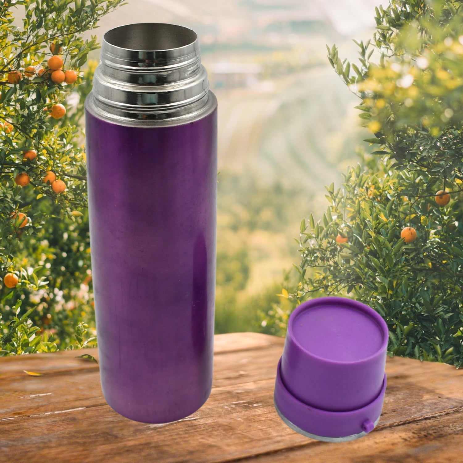 Stainless Steel Water Bottle Leak Proof, Rust Proof, Hot & Cold Drinks, Gym Sipper BPA Free Food Grade Quality, Steel fridge Bottle For office / Gym / School (500 ML Approx) - Bhavnagar Deodap