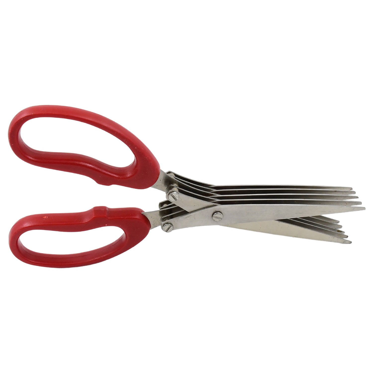 Multifunction Vegetable Stainless Steel Herbs Scissor with 5 Blades (1 Pc / Big) - Bhavnagar Deodap