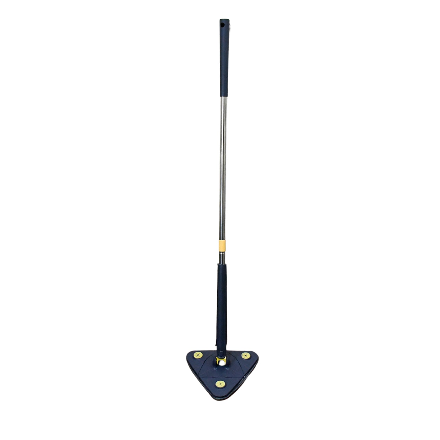 Rotatable Adjustable Triangle Cleaning Mop Triangle Mop with Stainless Steel Long Handle Push-Pull Squeezing Cleaning Mop Dry & Wet Mop for Floor Windows (1 Pc) - Bhavnagar Deodap