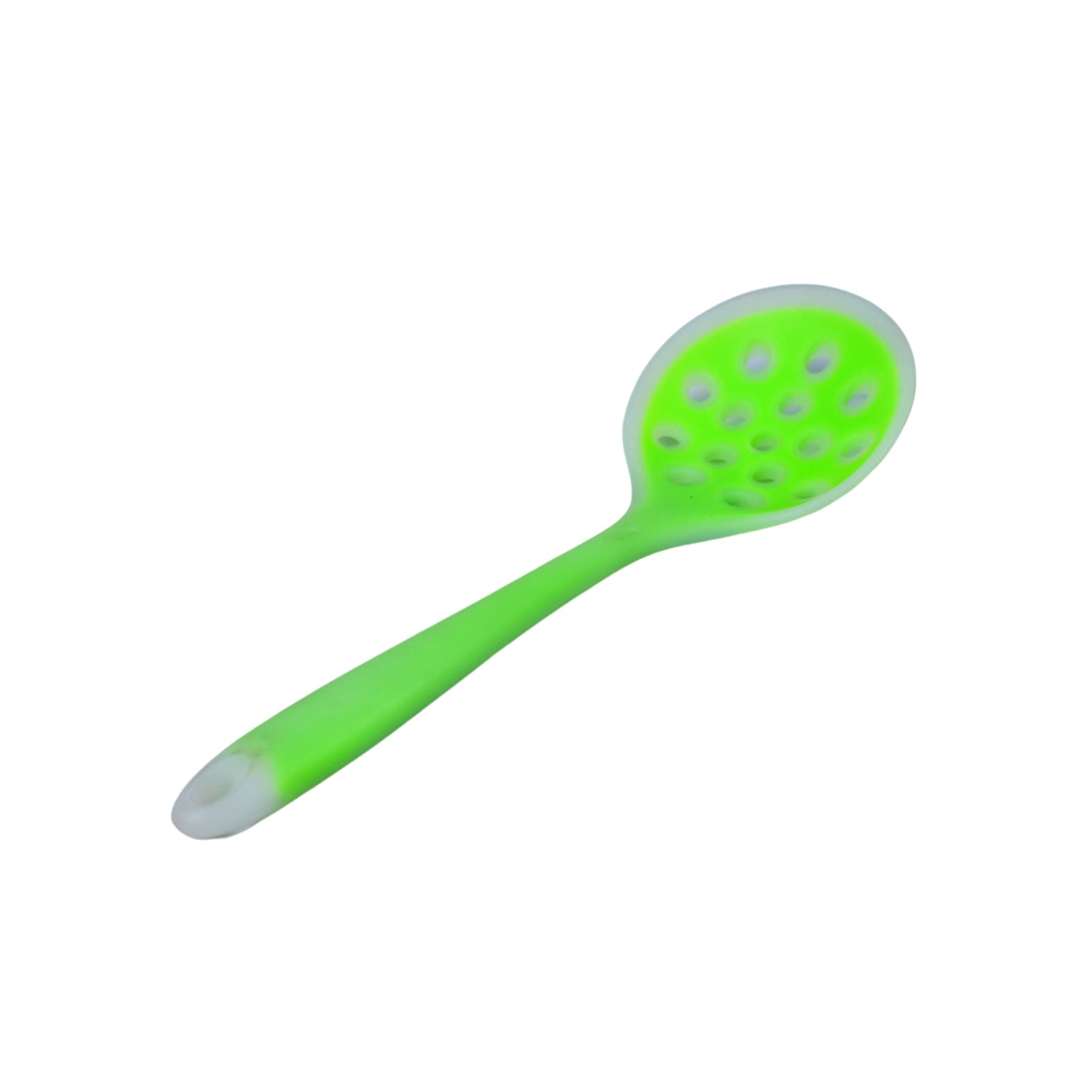 1PC Food Grade Silicone Colander Shovel Strainers Spoon Colorful Kitchen Scoop Drainage Colanders (28cm) - Bhavnagar Deodap