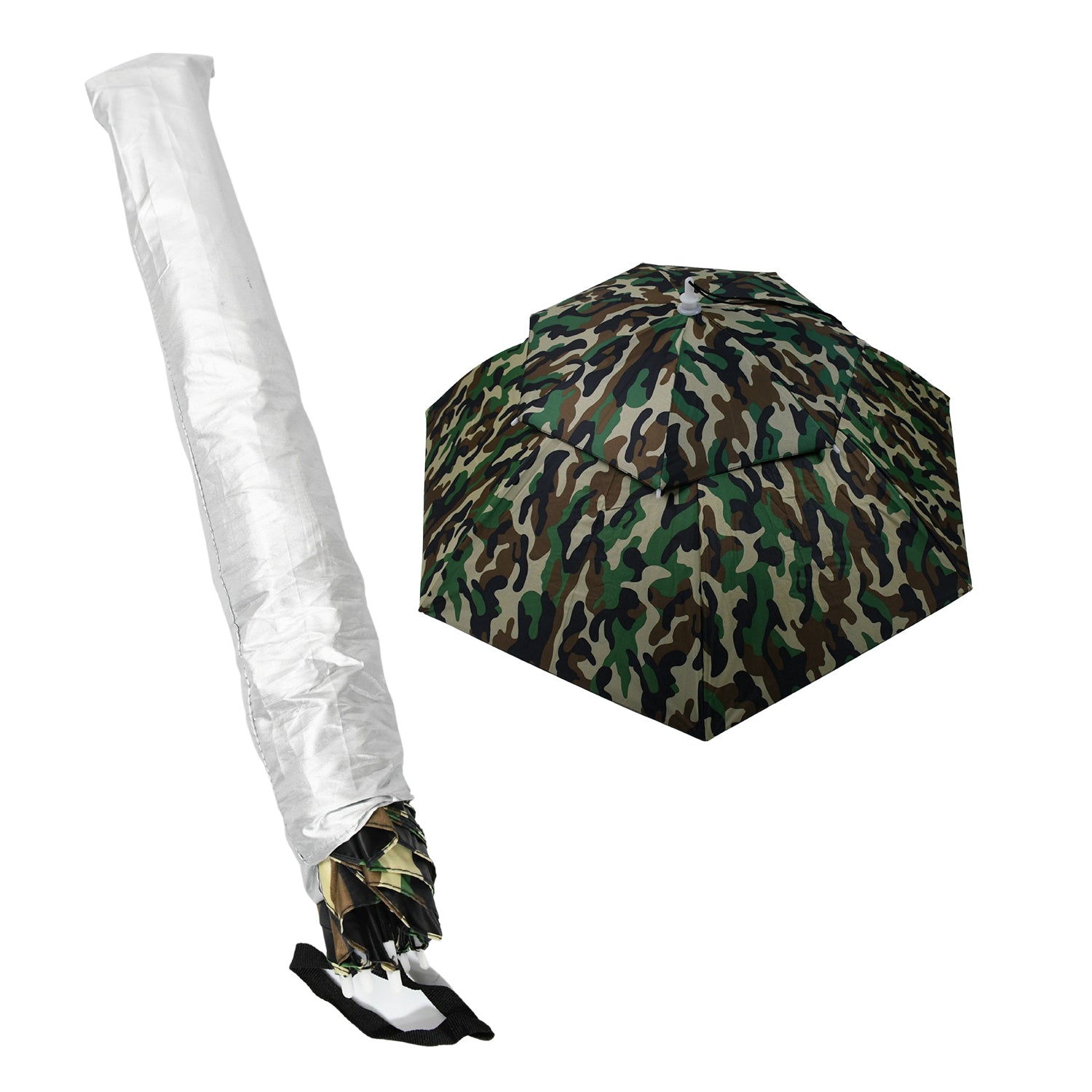 Umbrella Hat with Elastic Band, Fishing Umbrella Hat for Adults Kids Women Men, Umbrella Hat for Outdoor Activities - Bhavnagar Deodap