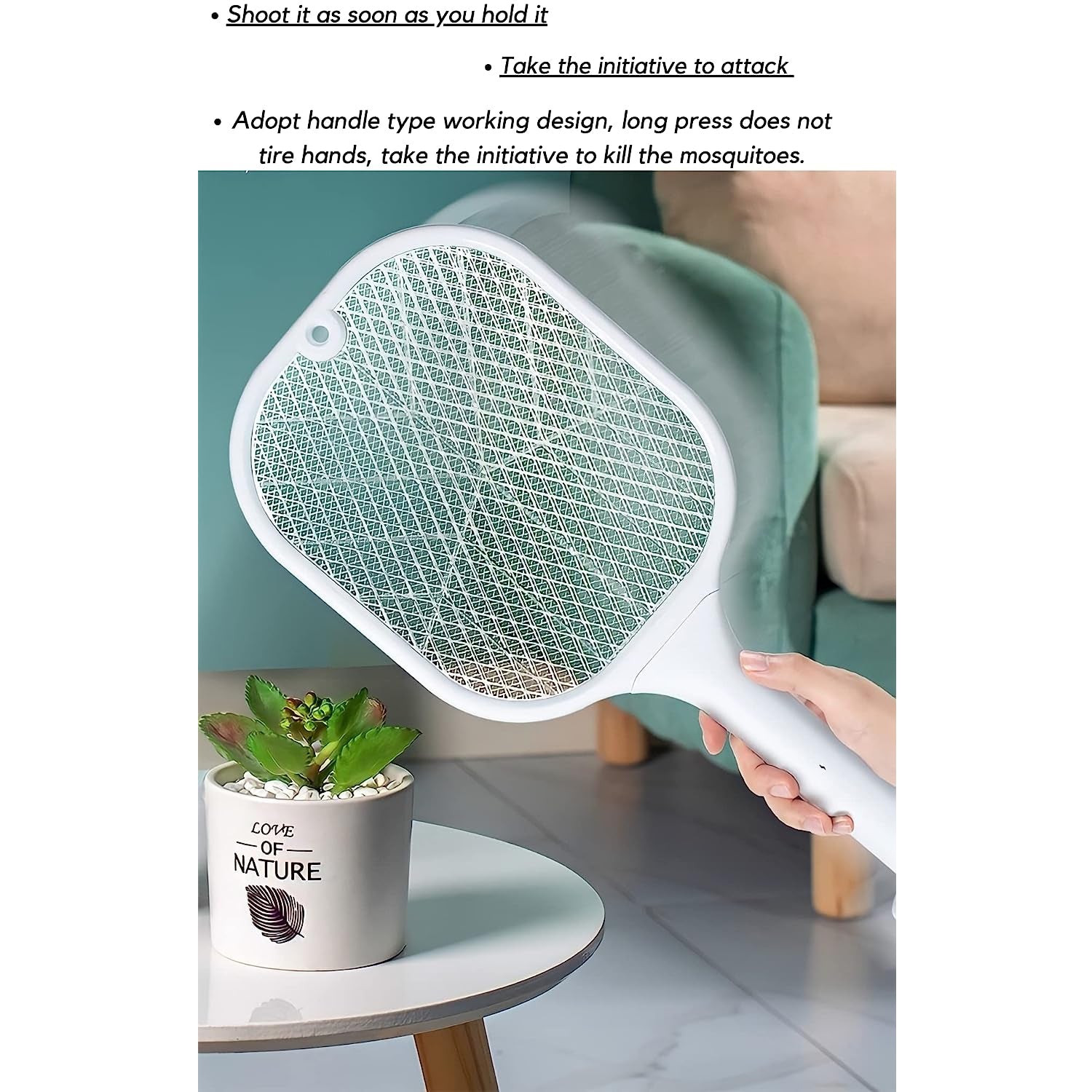 Electric Insect Killer Racket Machine Bat