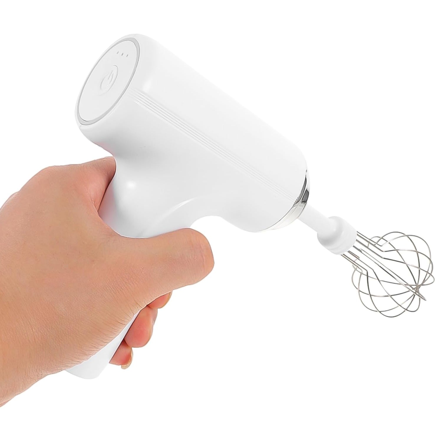 Wireless Hand Mixer, Charging Handheld  2pc portable Whisk Mini High Power Beater Baking Hand Held Mixer, Portable Kitchen Blender. - Bhavnagar Deodap