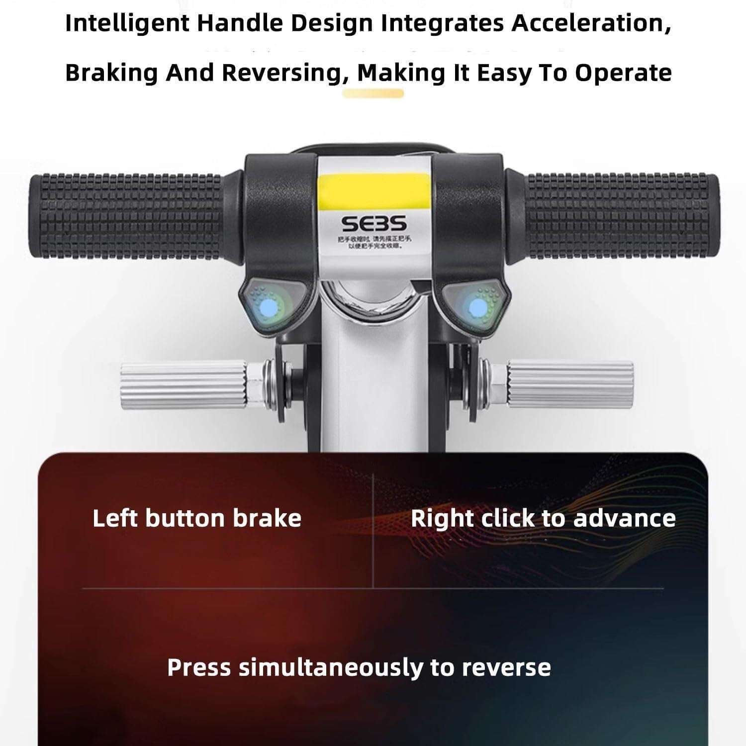 Electric suitcase smart driving luggage electric suitcase scooter with removable battery speed (1 Pc) - Bhavnagar Deodap