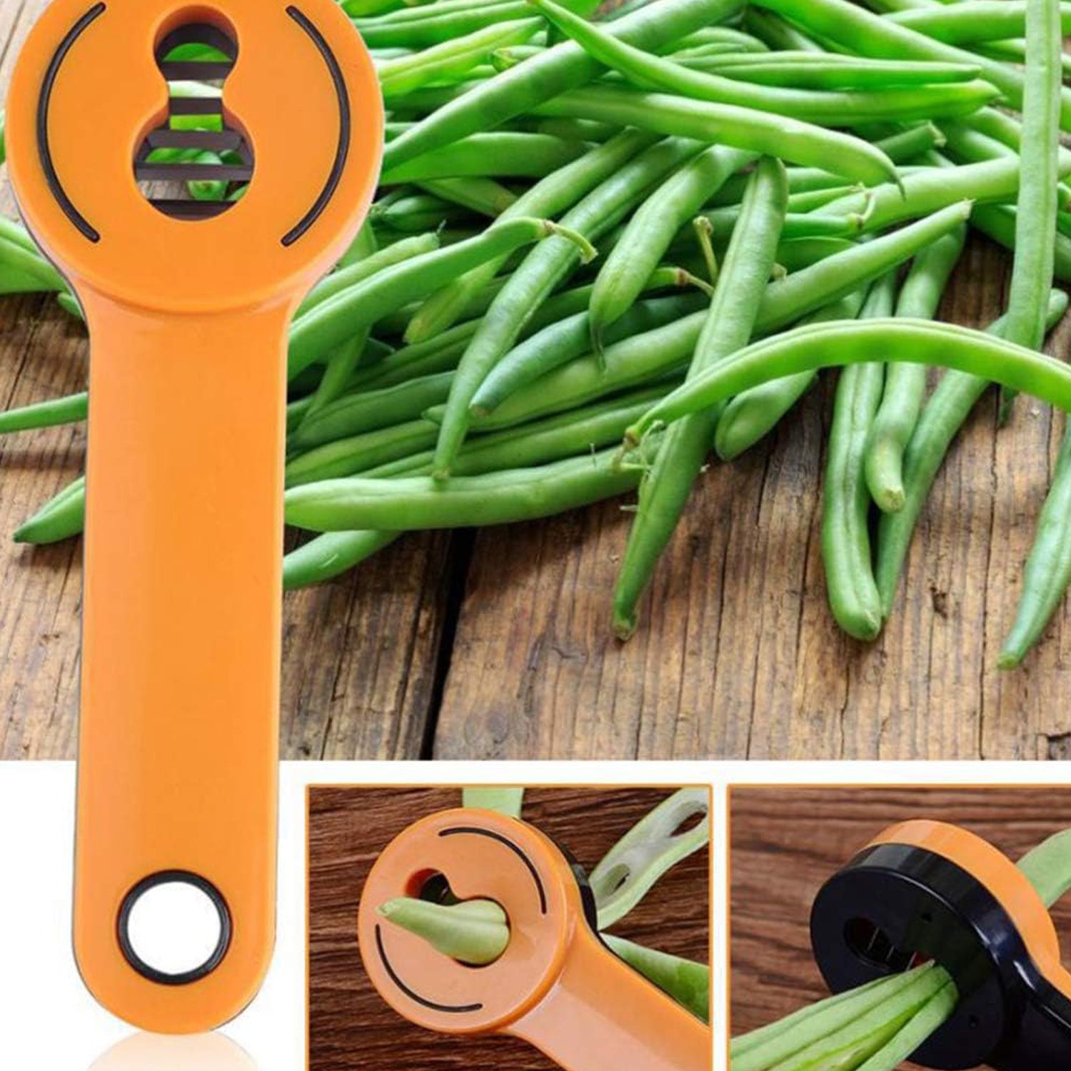 Bean Slicer Cutter Stringer Remover Peeler French Style Green Vegetable Runner  Slicer Kitchen Slicer Fruit Shredders Gadget Green Kitchen Cutter Slicer Slicer Grater Cutter Bean (1Pc) - Bhavnagar Deodap