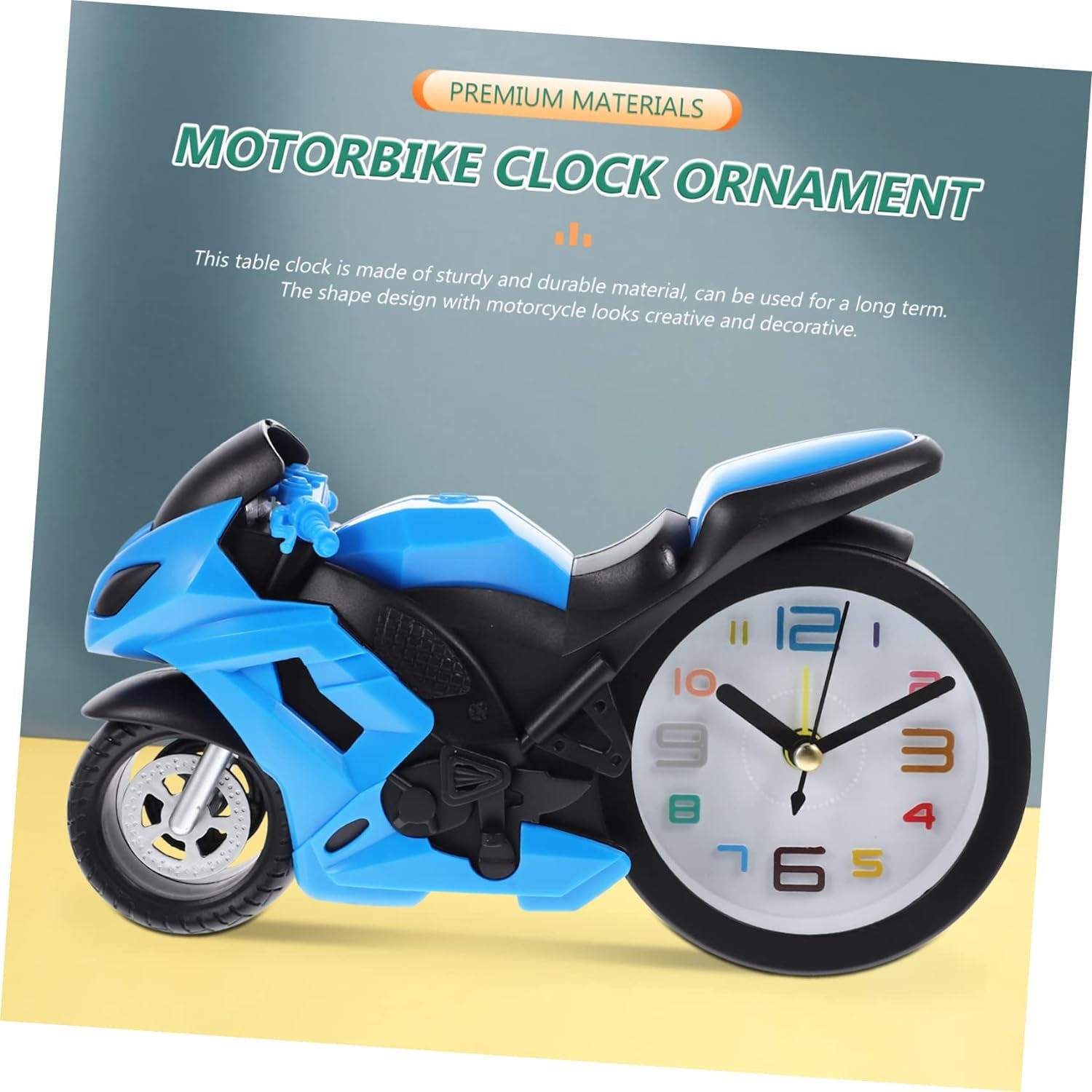 Fashioned Alarm Clock Novelty Retro Motorcycle / Motorbike Engine Style Clocks Alarm Clock Desktop Decoration Kids Gift - Bhavnagar Deodap