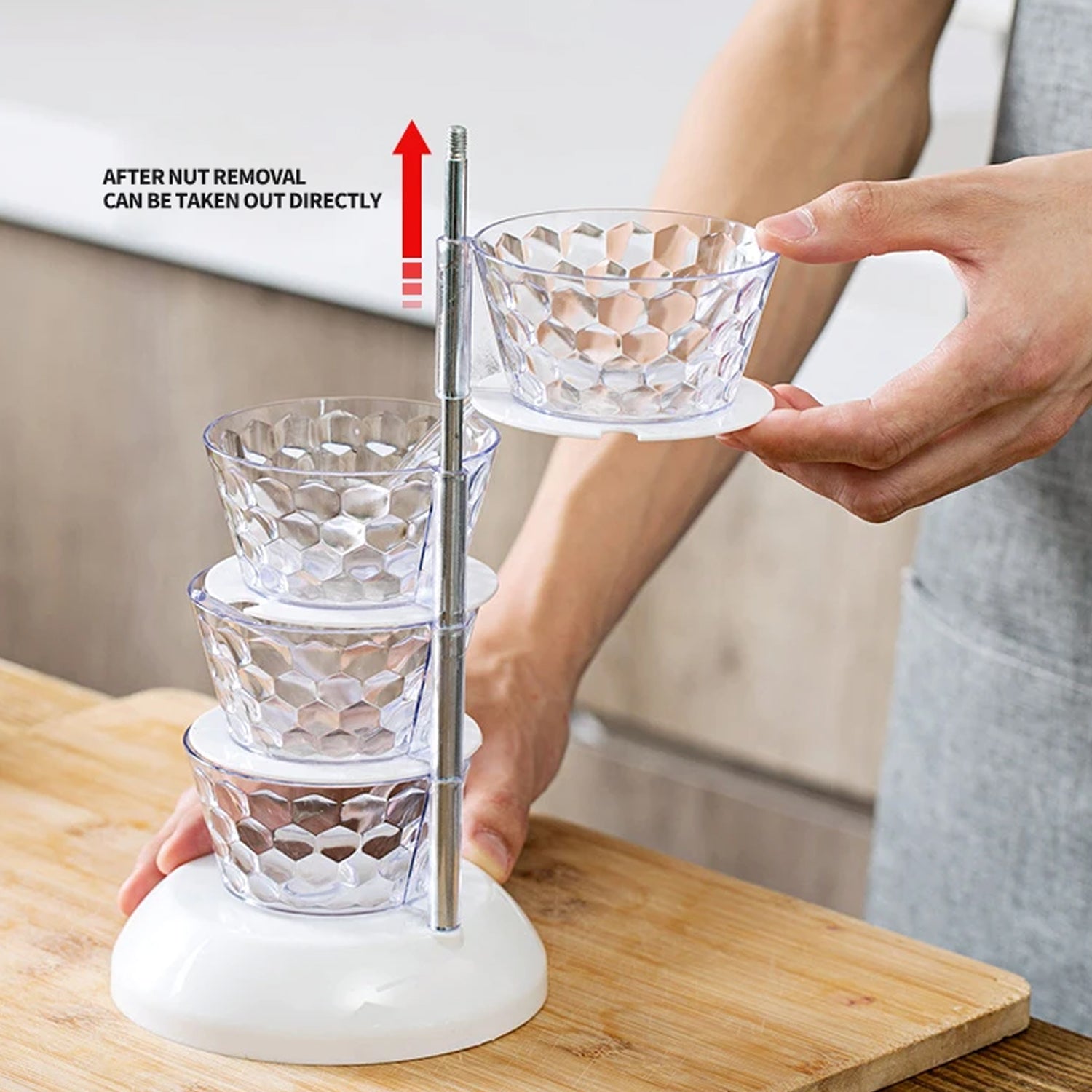 Spice Rack (5 Layer with 5 Plastic Spoon / 1 Set) - Bhavnagar Deodap