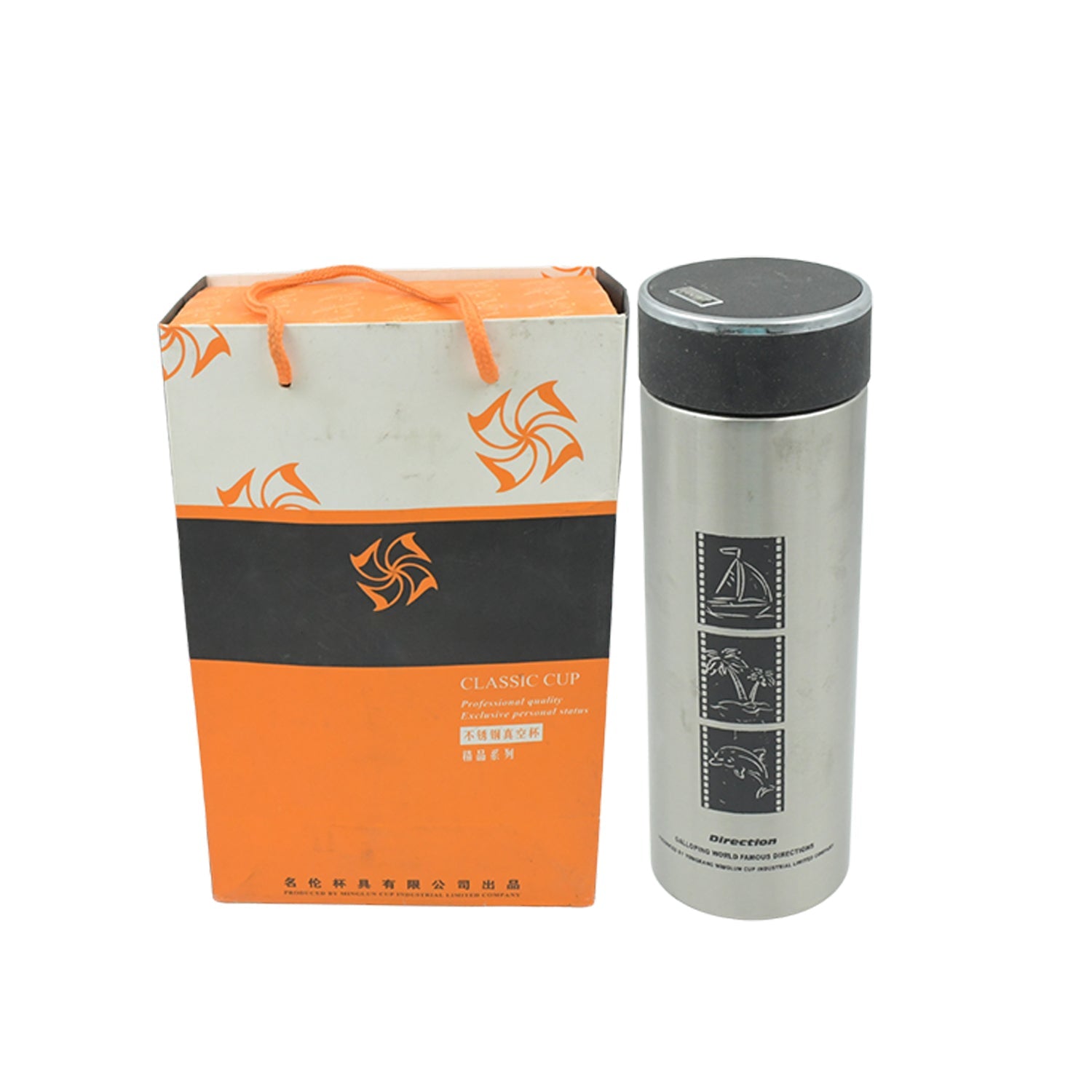 STAINLESS STEEL HYDRA VACUUM INSULATED FLASK WATER BOTTLE  (1 pc 420ML) - Bhavnagar Deodap