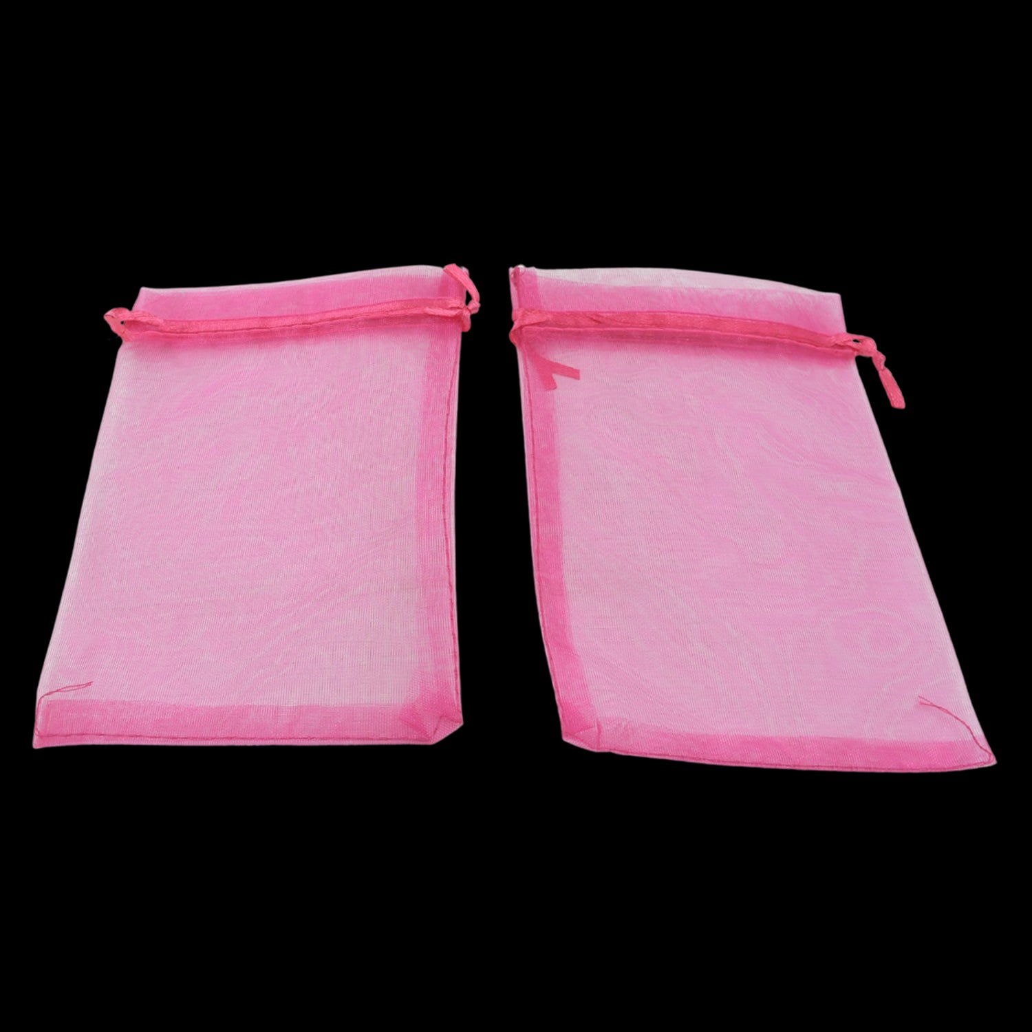 Organza Gift Bags Small Mesh Bags Drawstring Gift Bags Christmas Drawstring Organza Gift Bags, Wedding Party Festival Gift Bags (100 Pcs Set) - Bhavnagar Deodap