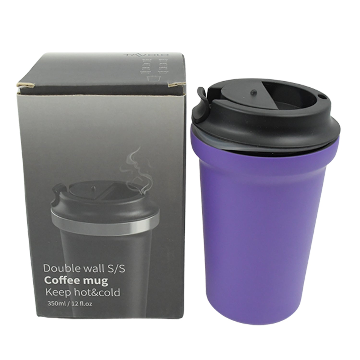 350ml Stainless Steel Vacuum Insulated Coffee Mug - Travel Mug - Bhavnagar Deodap