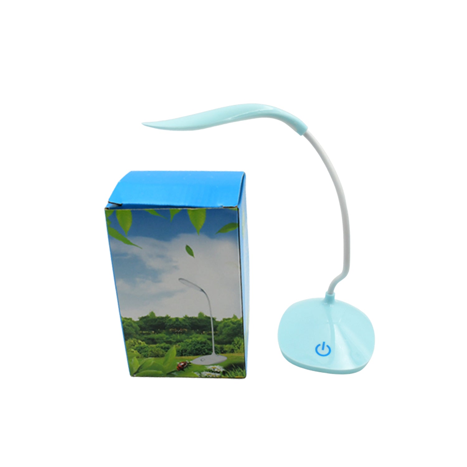 Study lamp Led Touch On Off Switch Student Study Reading Dimmer Led Table Lamps White Desk Light Lamp - Bhavnagar Deodap