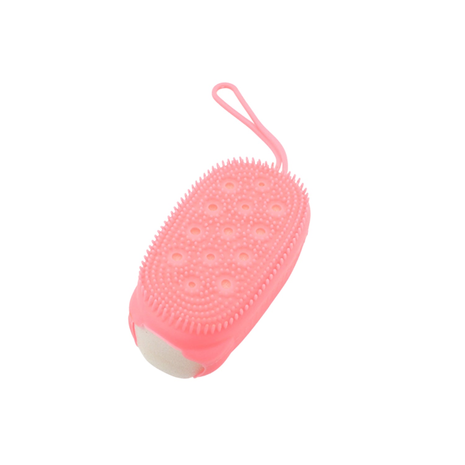 Silicone Super Soft Silicone Bath Brush Double-Sided Body Scrubber Brush for Deep Cleasing Exfoliating, Ultra-Soft Scrubber(1 pc) - Bhavnagar Deodap