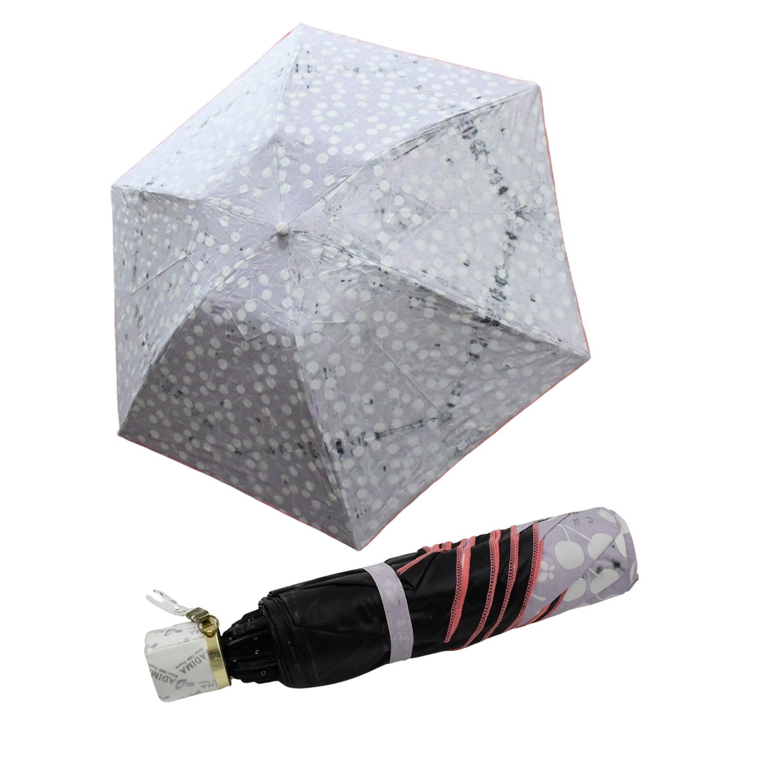 2 Fold Sun Protective Solid Foldable Outdoor Umbrella, Portable Sun, UV Protection Lightweight Rain Umbrella With Umbrella Case For Girls, Women, Men, Boys - Bhavnagar Deodap