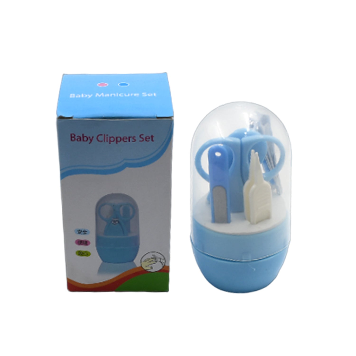 Baby Care Baby Nail Clipper, Scissor, Tweezer and Nail Cleaning Sets, The Best Baby Shower Gift for Baby Girl and Baby Boy (5 Pc Set) - Bhavnagar Deodap