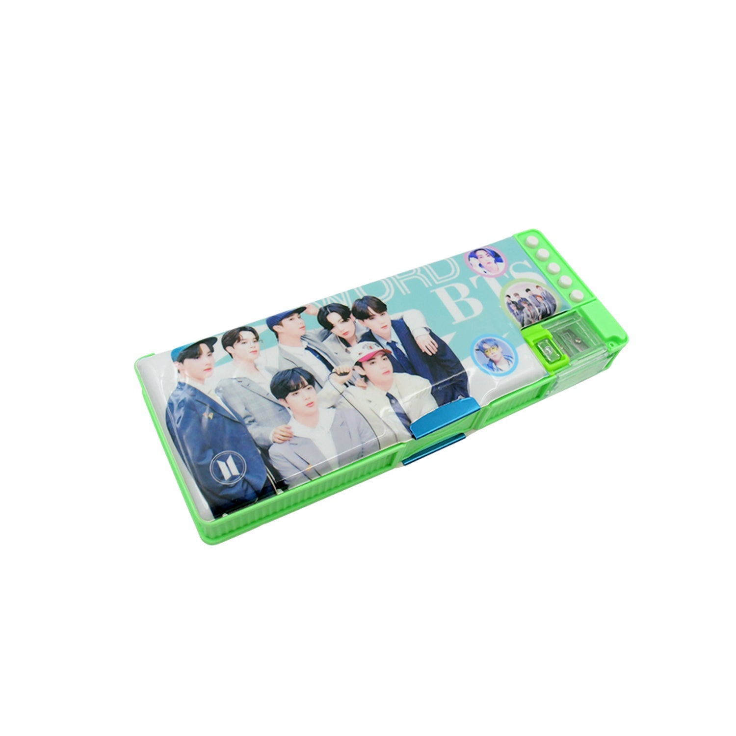 Multipurpose Compass Box (2 Compartments): Cartoon Pencil Case for Kids - Bhavnagar Deodap