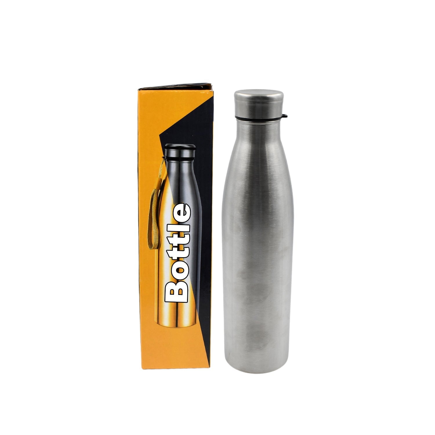 Water Bottle for Office, Thermal Flask, Stainless Steel Water Bottles, Fridge Water Bottle, Hot & Cold Drinks, BPA Free, Leakproof, Portable For office / Gym / School 1000 ML - Bhavnagar Deodap