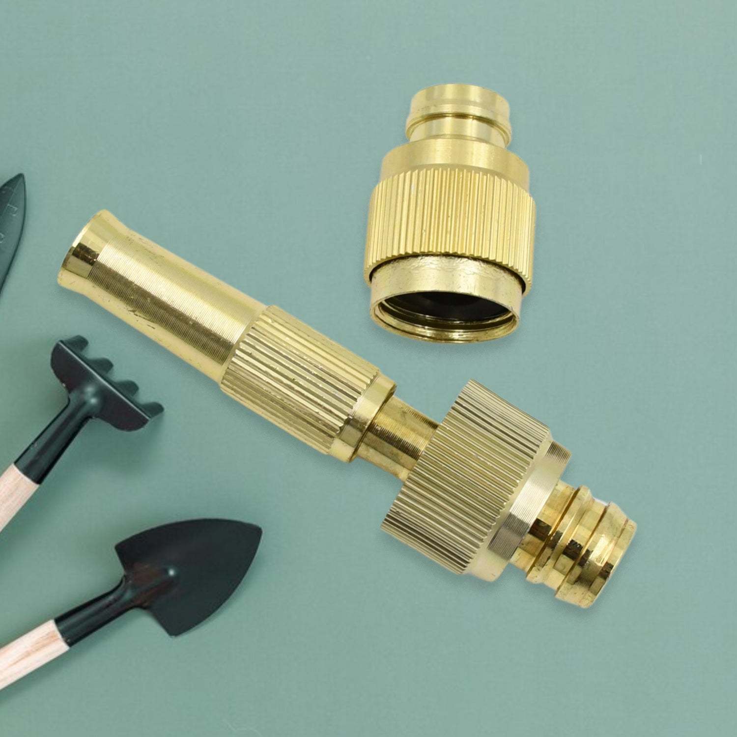 water spray nozzle for water pipe booster nozzle for car wash nozzle with high pressure water adjustable brass nozzle water spray gun for gardening watering tools - Bhavnagar Deodap