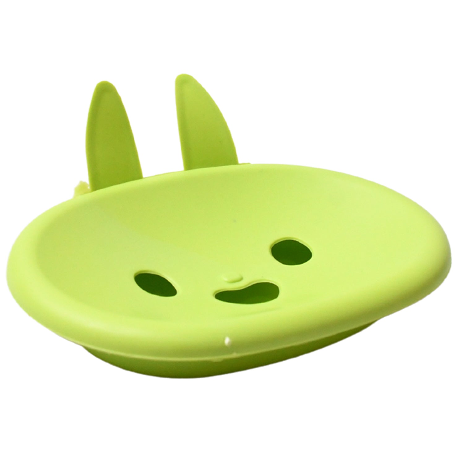 Soap Box Drain soap Box Cute Rabbit Shape Double soap Bowl Box Plastic Rack Storage Rack Bathroom Toilet Storage Box - Bhavnagar Deodap