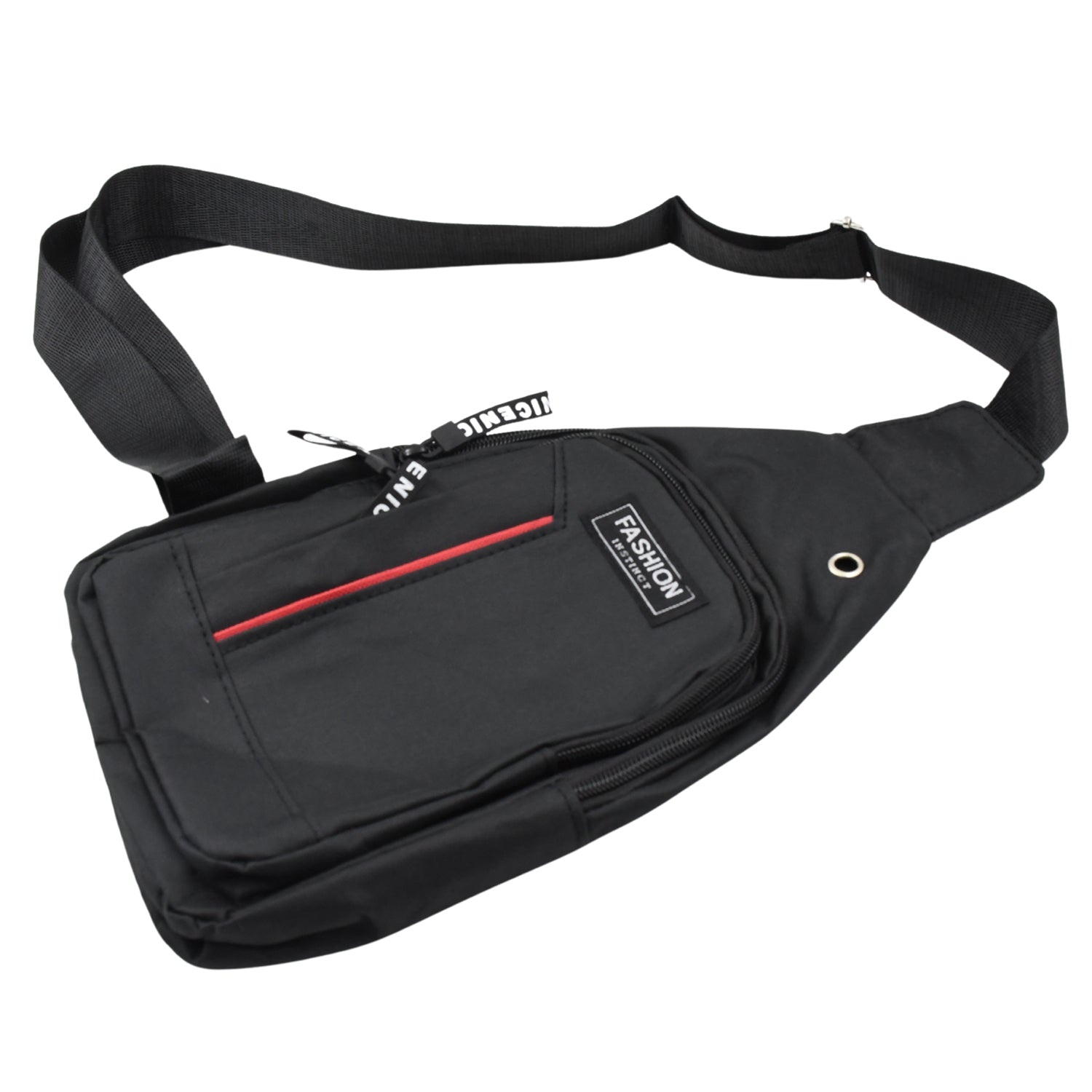 Waterproof Anti Theft Cross-body fanny pack waist bag, Shoulder Bags Chest Men Casual fashion USB Charging earphone hook Sling Travel Bag (1 Pc) - Bhavnagar Deodap