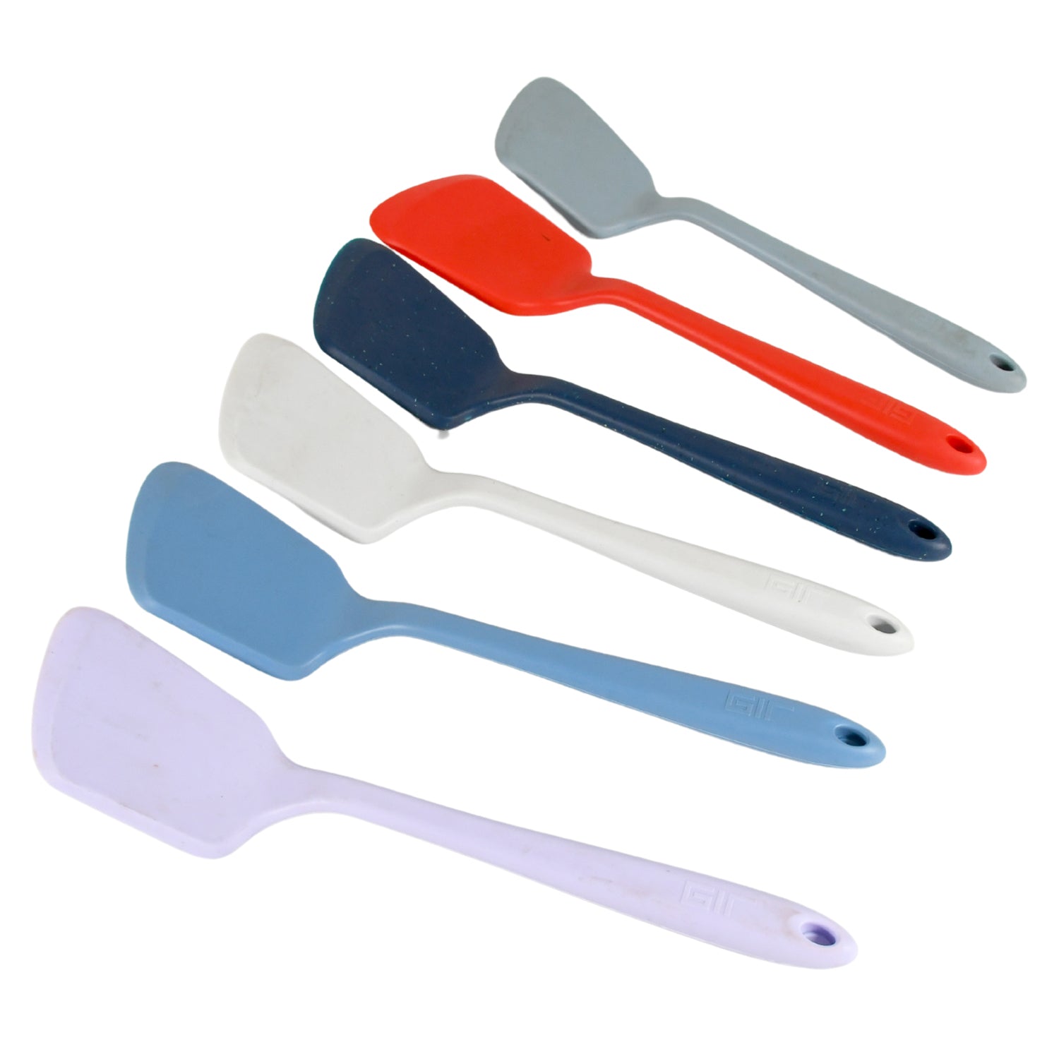 Multipurpose Silicone Spoon, Silicone Basting Spoon Non-Stick Kitchen Utensils Household Gadgets Heat-Resistant Non Stick Spoons Kitchen Cookware Items For Cooking and Baking (6 Pcs Set) - Bhavnagar Deodap