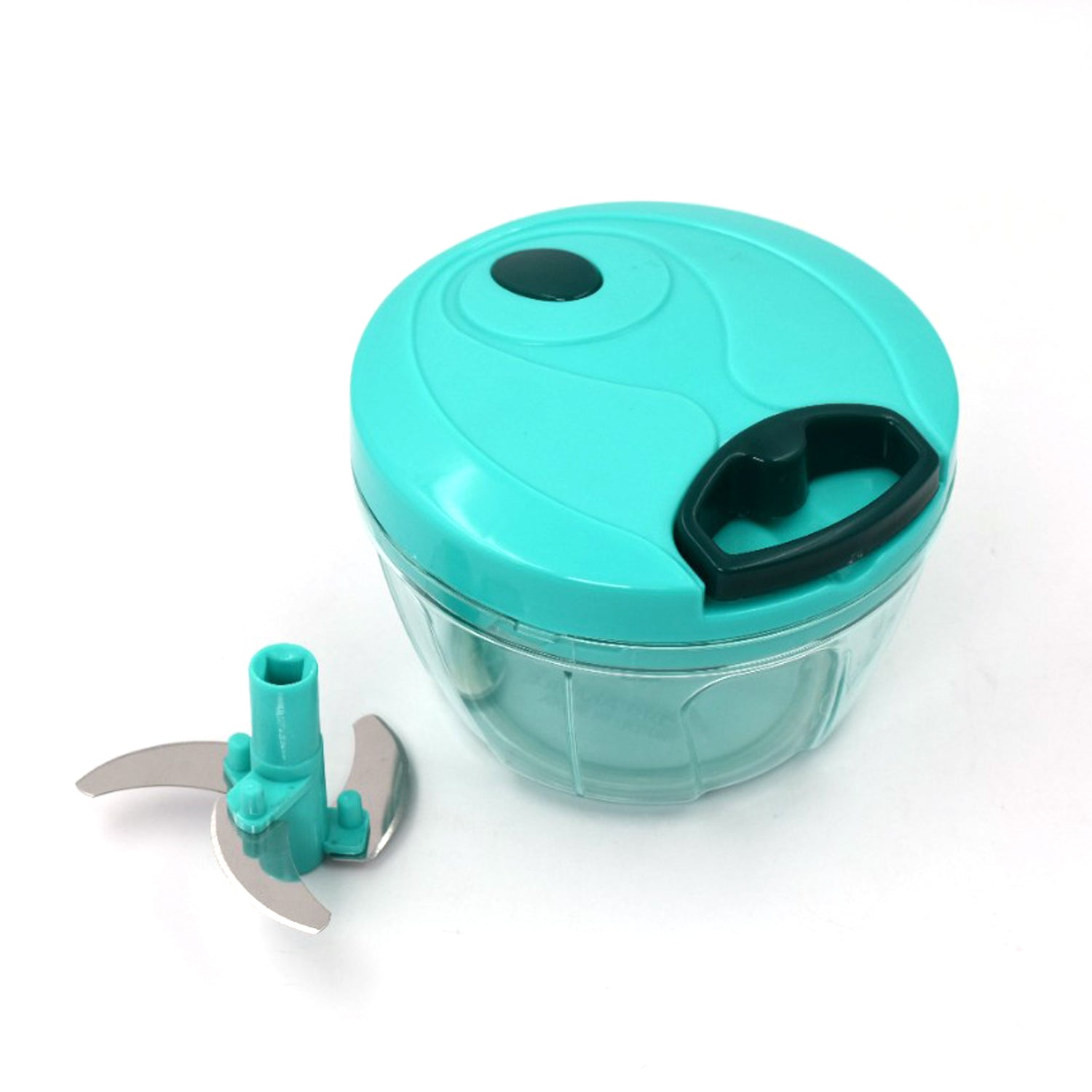 Handy Mini Plastic Vegetable Chopper Cutter, Onion Chopper Vegetables for Kitchen Accessories with 3 Blades - Bhavnagar Deodap