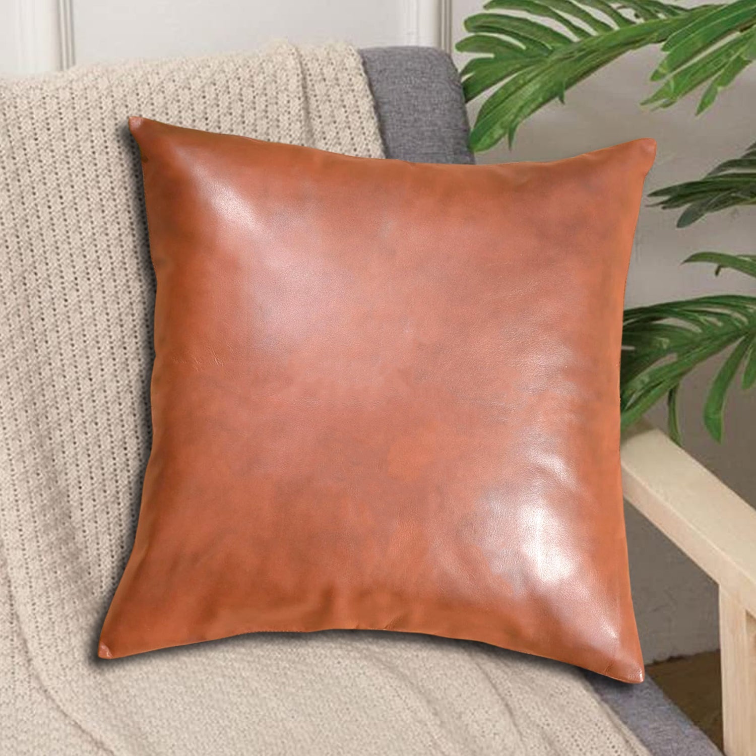 Pillow Covers, Couch Pillows Cover, Soft Decorative Pillow Covers, Pillowcase for Bed Sofa Chair Bedroom Home Farmhouse Decor Living Room Home Decor (38 × 40 CM) - Bhavnagar Deodap