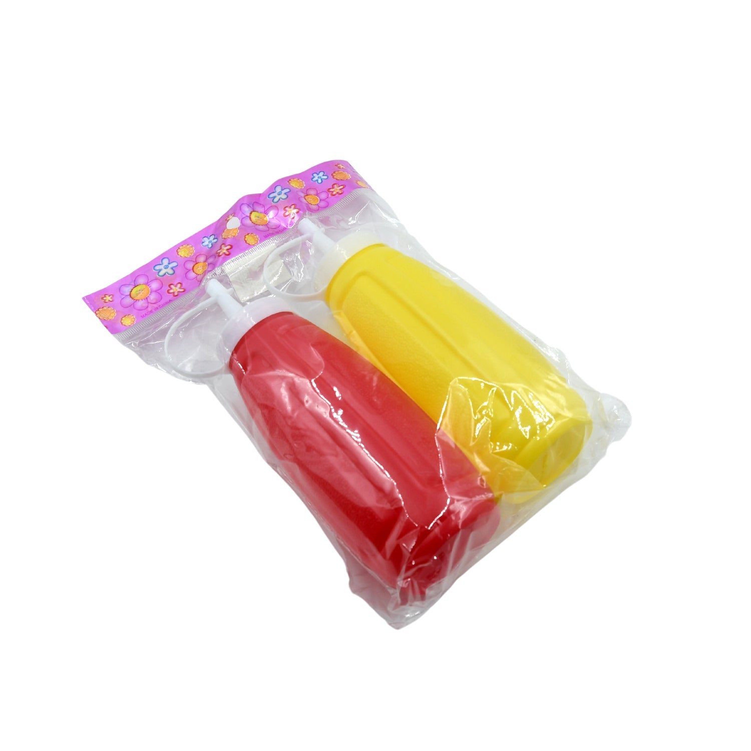 Plastic Squeeze Bottle Ketchup Mustard Honey Sauce Dispenser Bottle ( 2 Pc Set ) - Bhavnagar Deodap