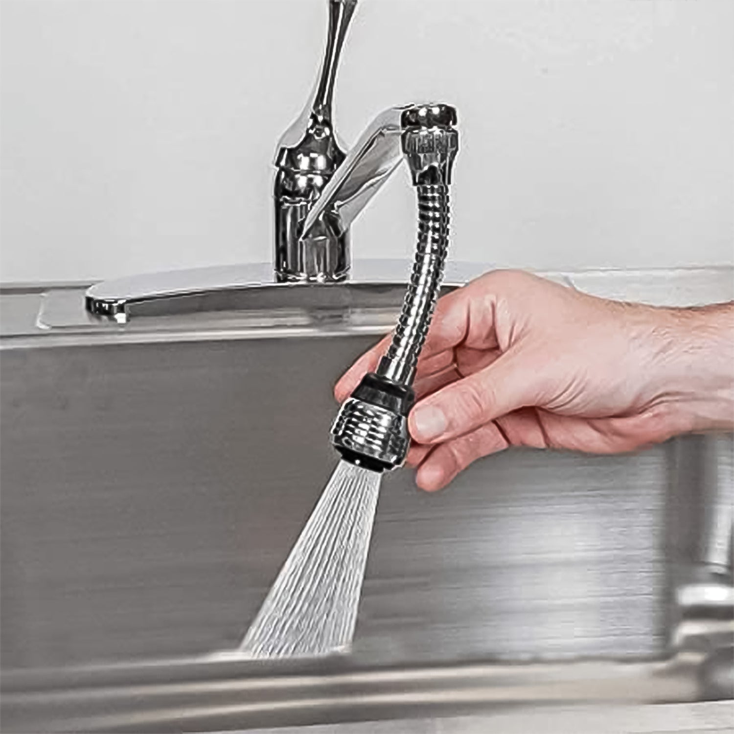 Water Faucet Sprayer Tap Extender for Kitchen Sink (1 Set) - Bhavnagar Deodap