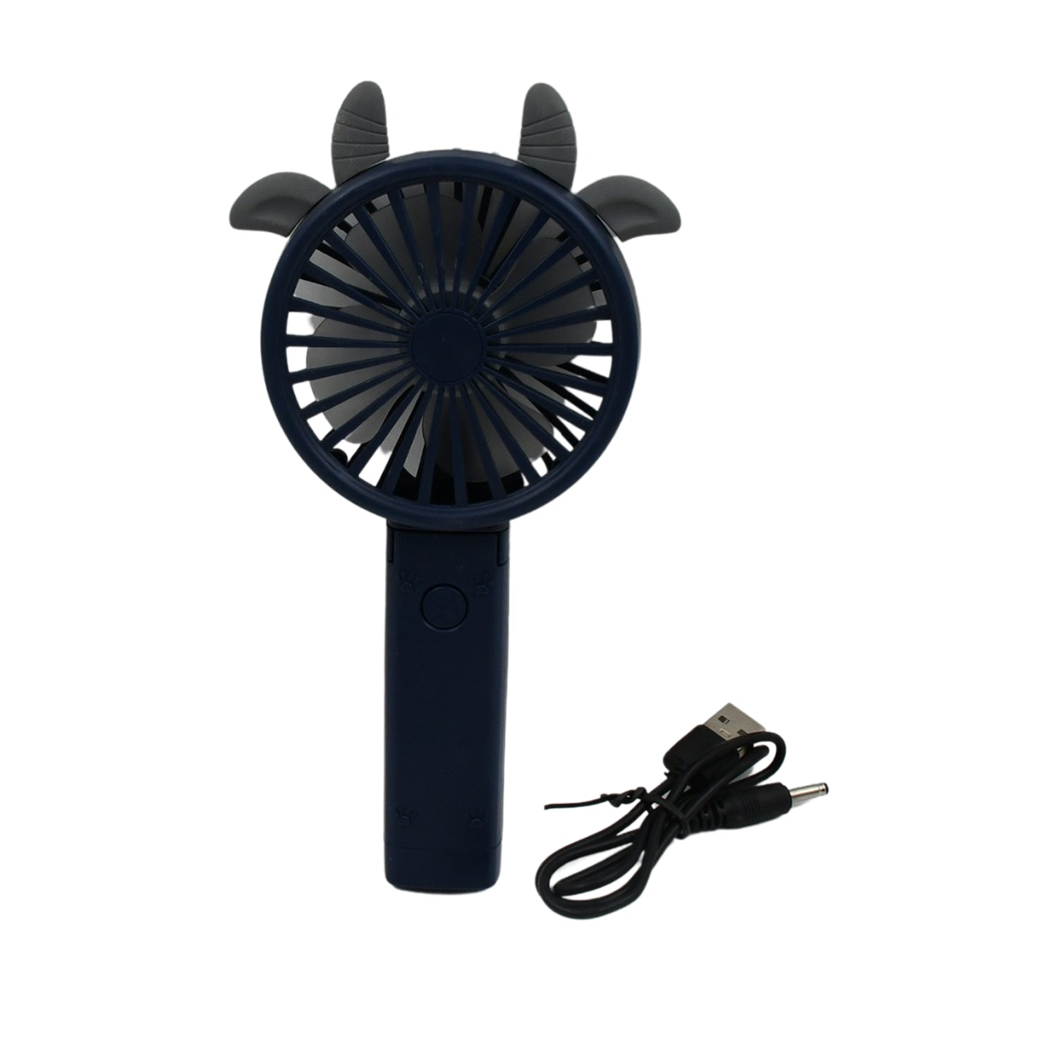 17731 Portable Small Electric Fan Handheld, USB Rechargeable Mini Student Handheld Class Personal Fan (1 Pc / Mix Color Design) - Bhavnagar Deodap