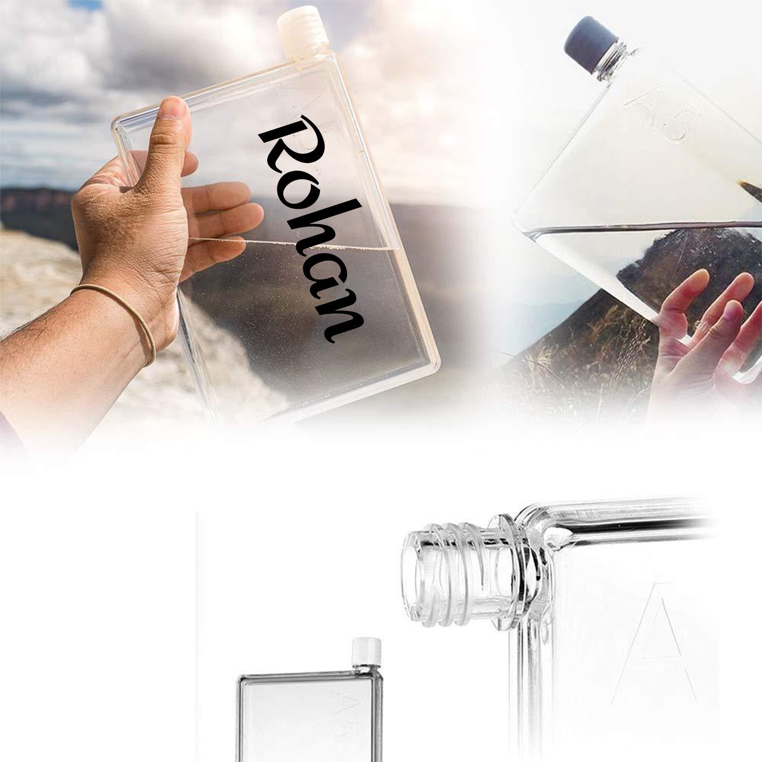Customize A5 Size Notebook Plastic Bottle (Any Color) - Bhavnagar Deodap