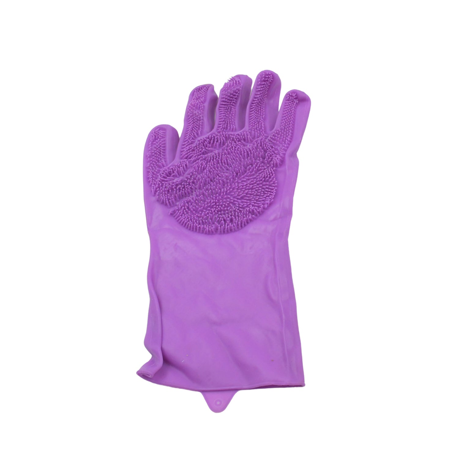 Single Left-Handed Silicone Dishwashing Glove: Scrubber, Reusable, Kitchen Cleaning - Bhavnagar Deodap