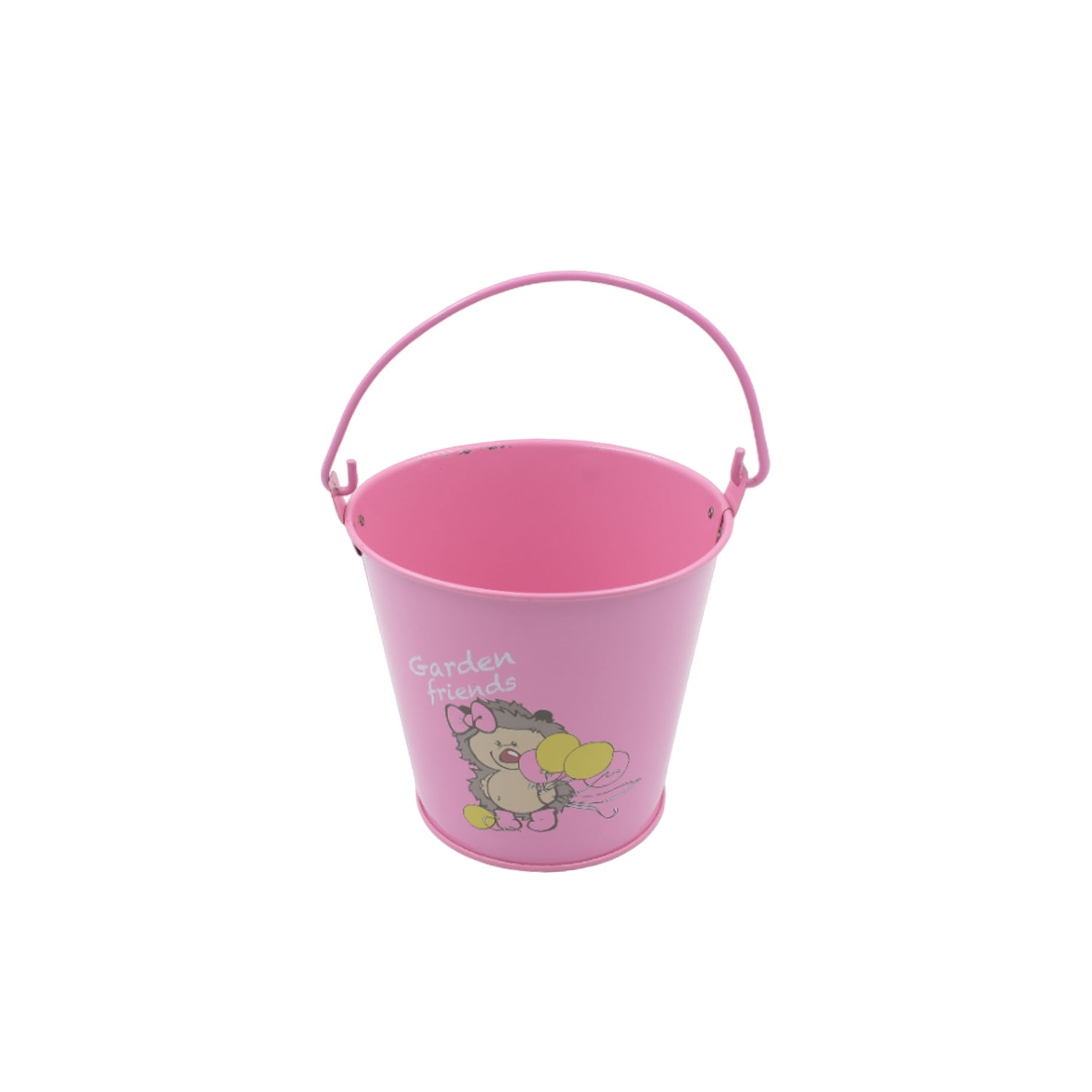 Small Metal Buckets with Handles, Bucket Plant Kids Pot Plant Succulents Metal Flower Bucket Metal Candy Bucket Ice Bucket Bucket Metal Succulent Flower Pot Creativity (1 Pc) - Bhavnagar Deodap