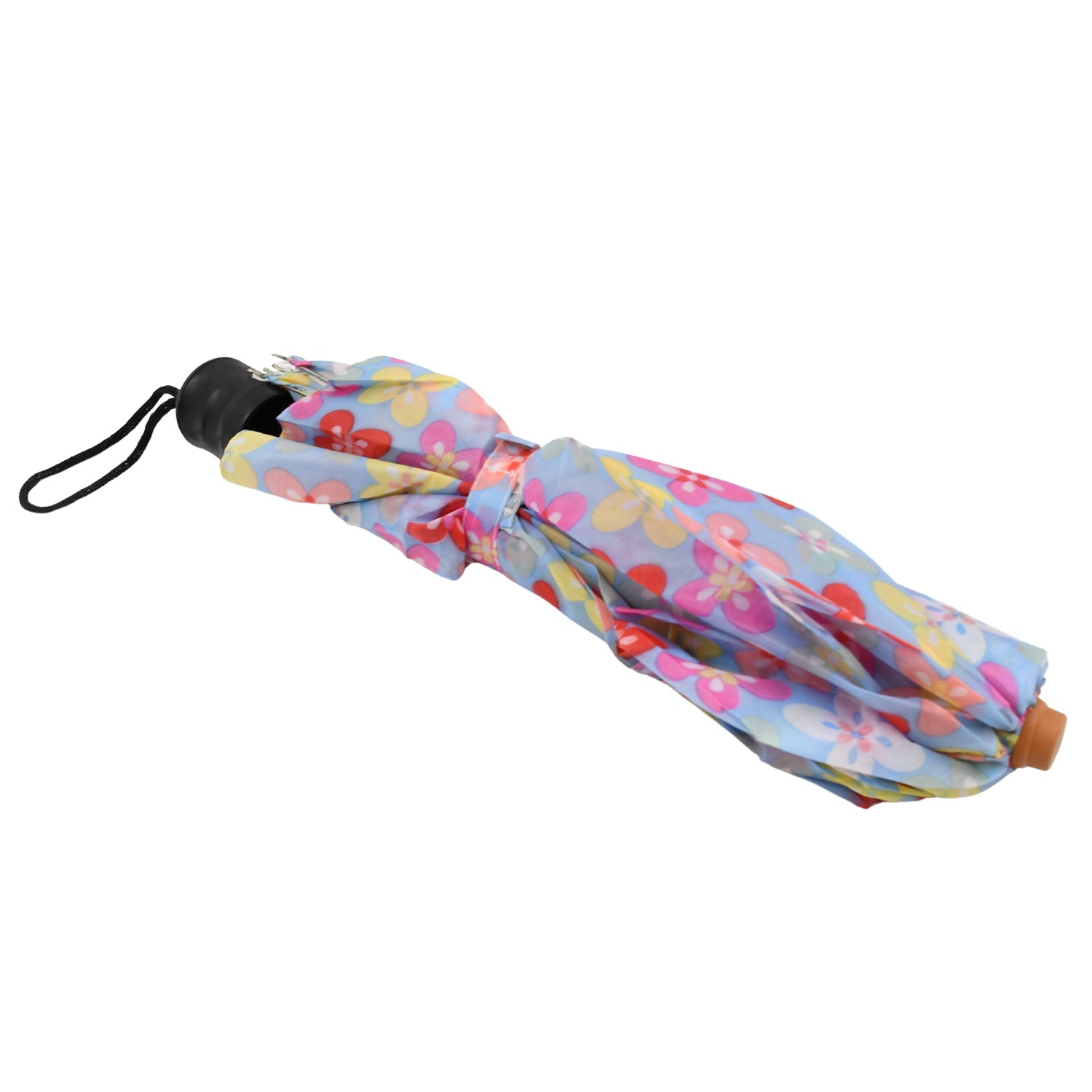 2 Fold Sun Protective Solid Foldable Outdoor Umbrella, Portable Sun, UV Protection Lightweight Rain Umbrella With Umbrella Case For Girls, Women, Men, Boys - Bhavnagar Deodap