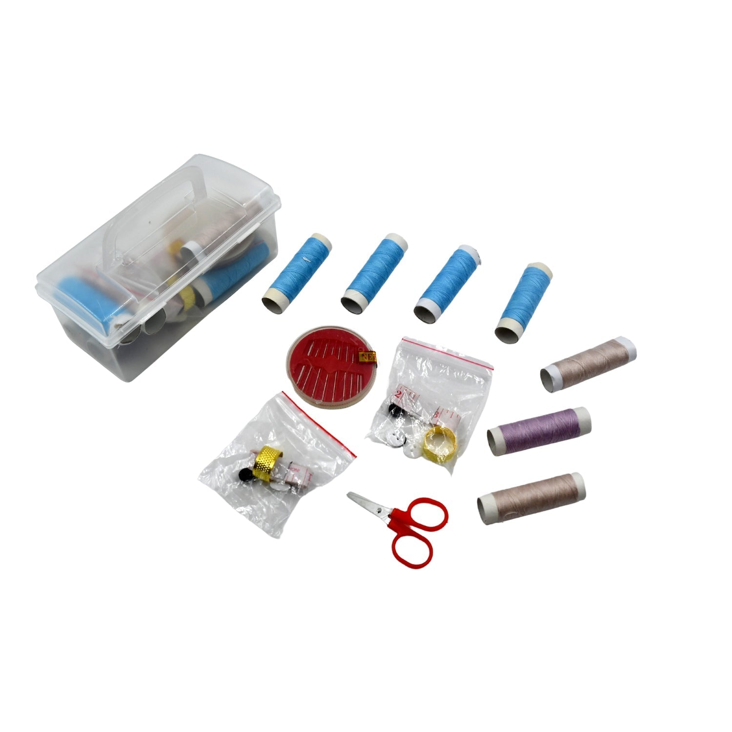 Portable Travel Sewing Kits Box, Sewing Tool Box for Home and Wedding Sewing Kit Essential Sewing Tools - Bhavnagar Deodap