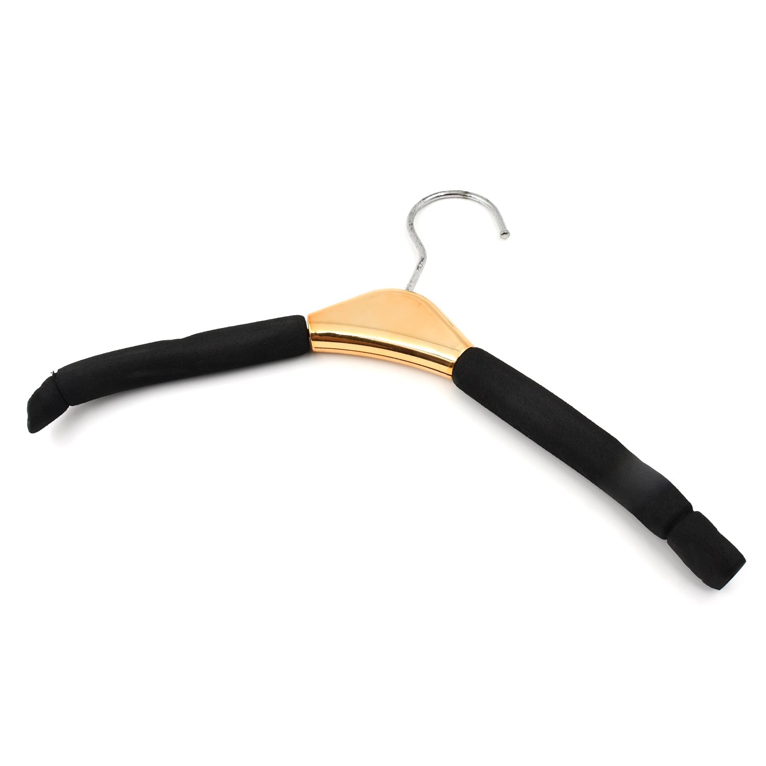 Solid Sponge Hanger Non-Slip Hanger Home No Trace Clothes Hanging Pants Clip Clothing Store Hangers, Clothes Hanger for Closet Wedding Dress Women, Men, Children Clothing (1 Pc) - Bhavnagar Deodap