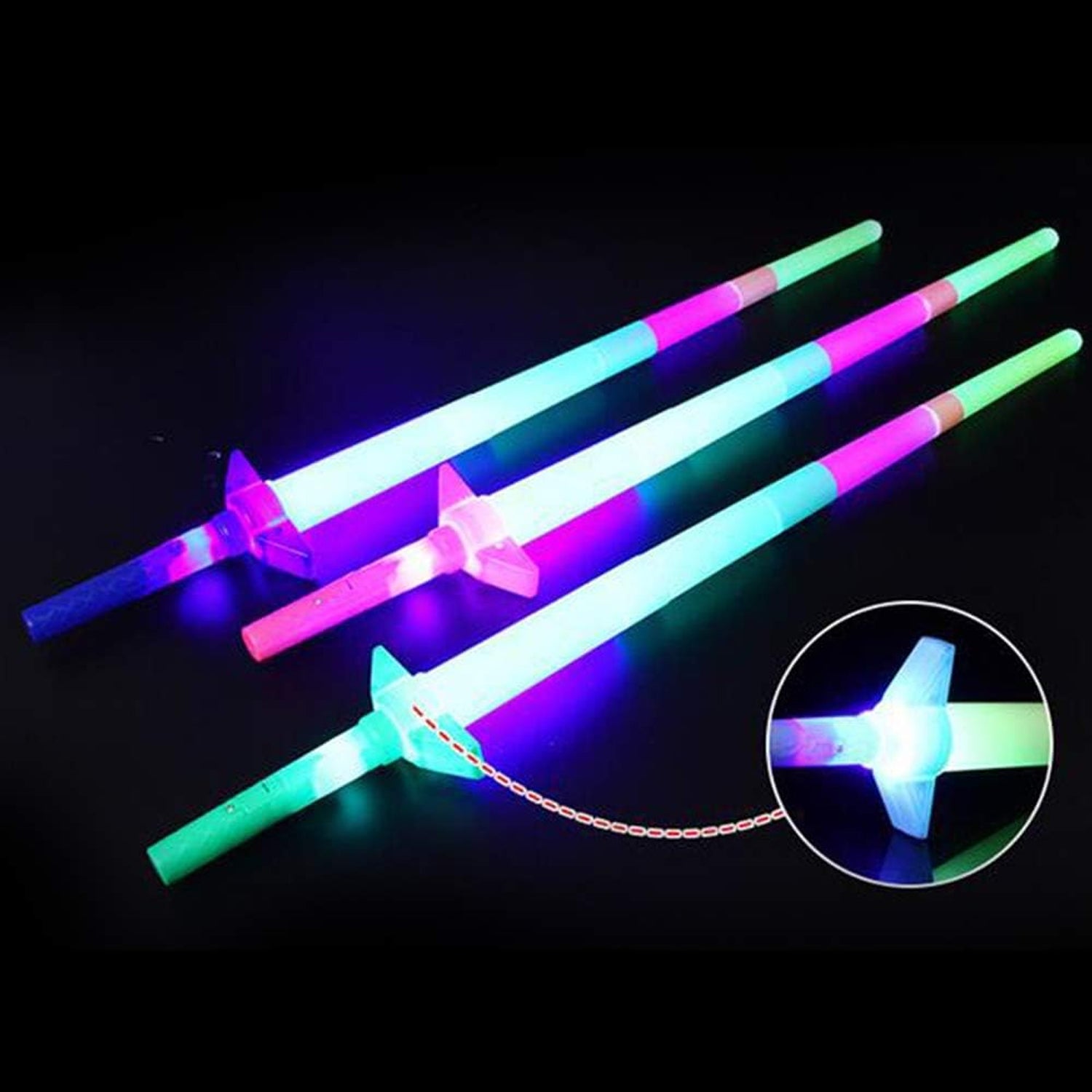 Sword With LED Lights, Glow In The Dark Flashing Sword