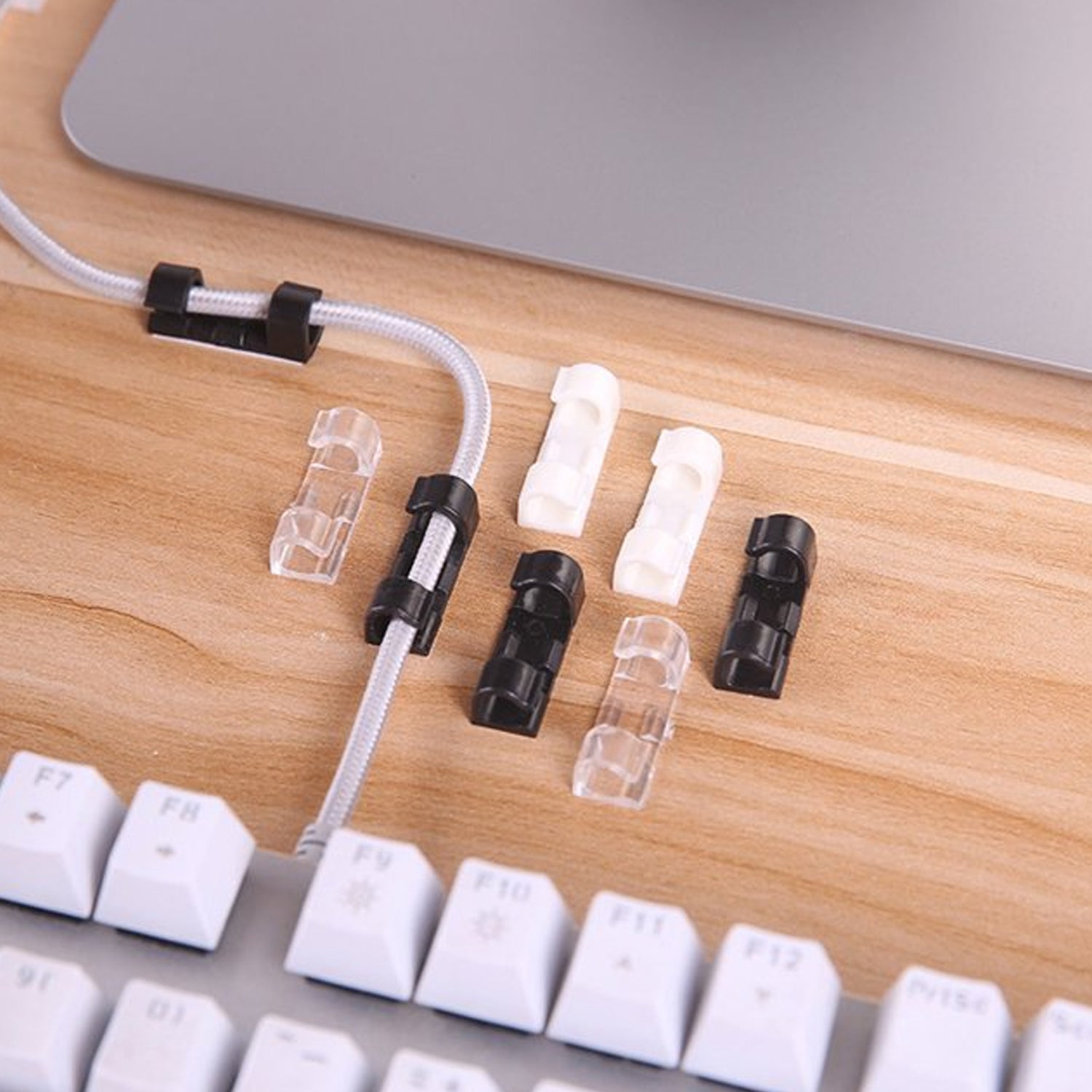 Cord Clips for Car, Office and Home (20 Pcs Set) - Bhavnagar Deodap