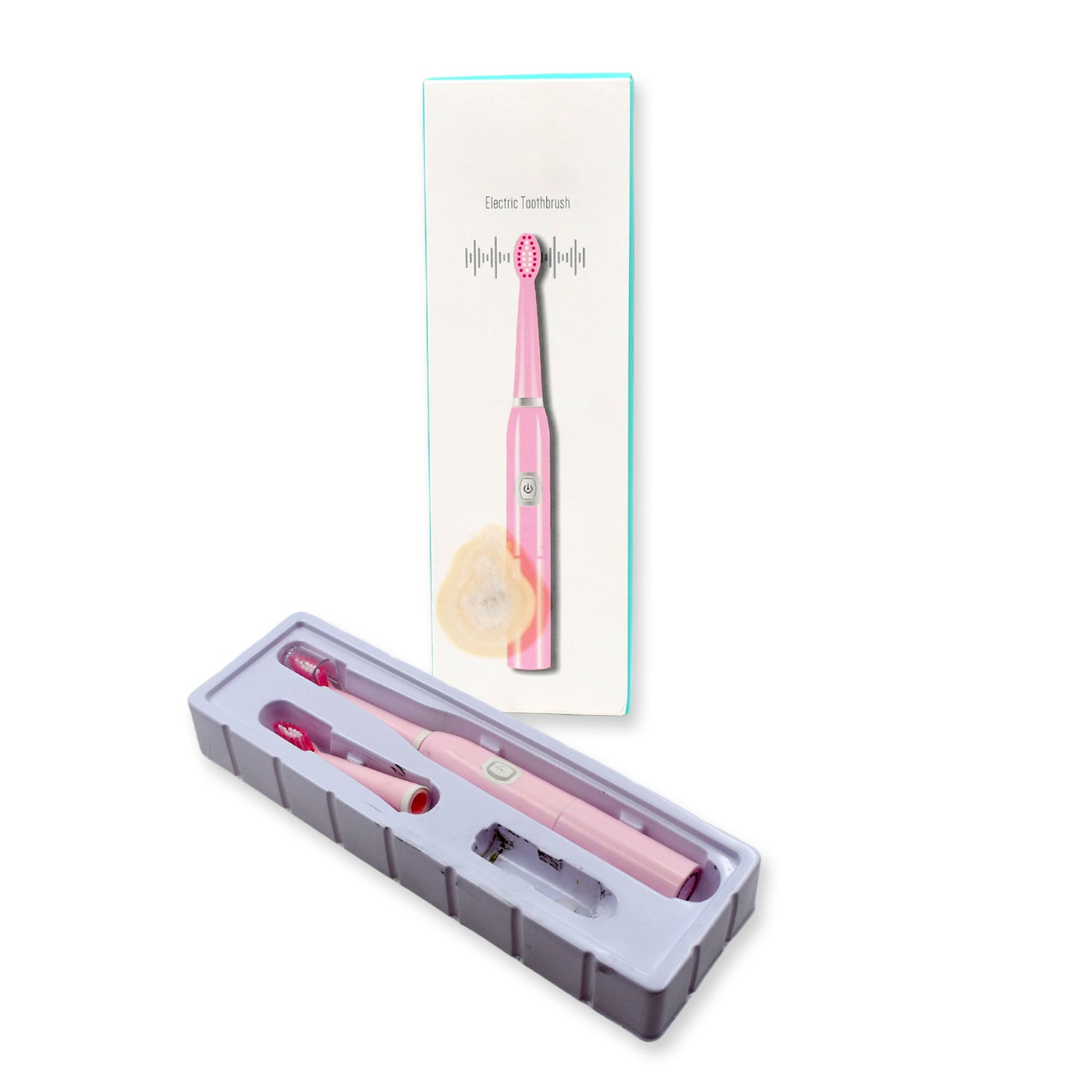 Electric Toothbrush for Kids and Adults Travel Portable Toothbrush With Extra 1 Brush Heads With 1 Battery - Bhavnagar Deodap