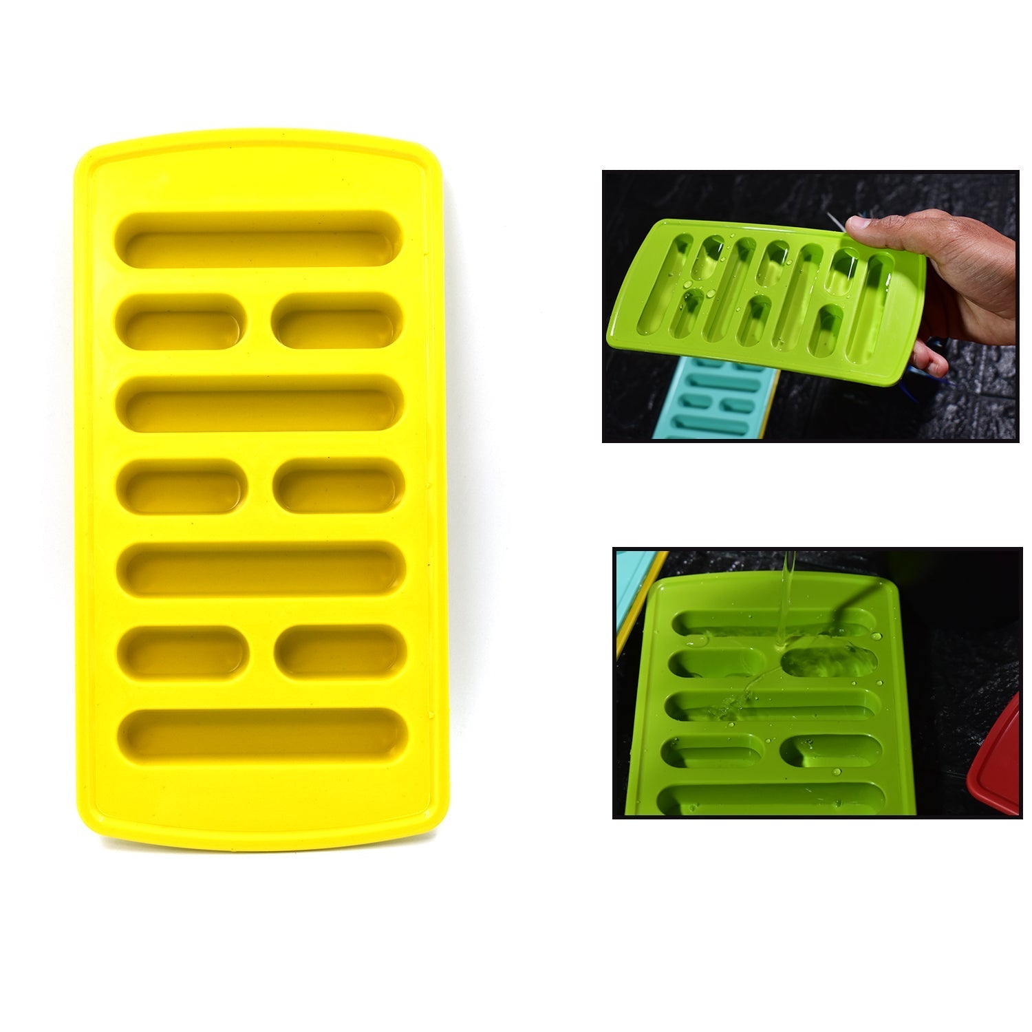 4 Pc Fancy Ice Tray used widely in all kinds of household places while making ices and all purposes. - Bhavnagar Deodap