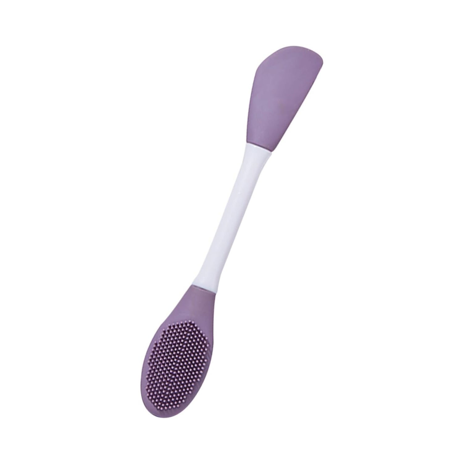 Double-headed Silicone Mask Brush Face Cleansing and Applying Mud Mask Beauty Salon Special Brush Smear Tool Facial Scrub Silicone Wash Scrubber Face Tools (1 Pc) - Bhavnagar Deodap