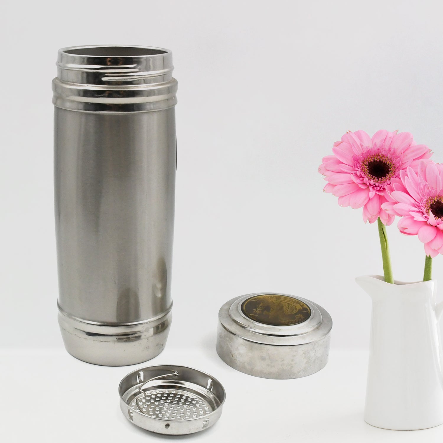 Stainless Steel Insulated Water Bottle 350ml ( 1 pcs ) - Bhavnagar Deodap