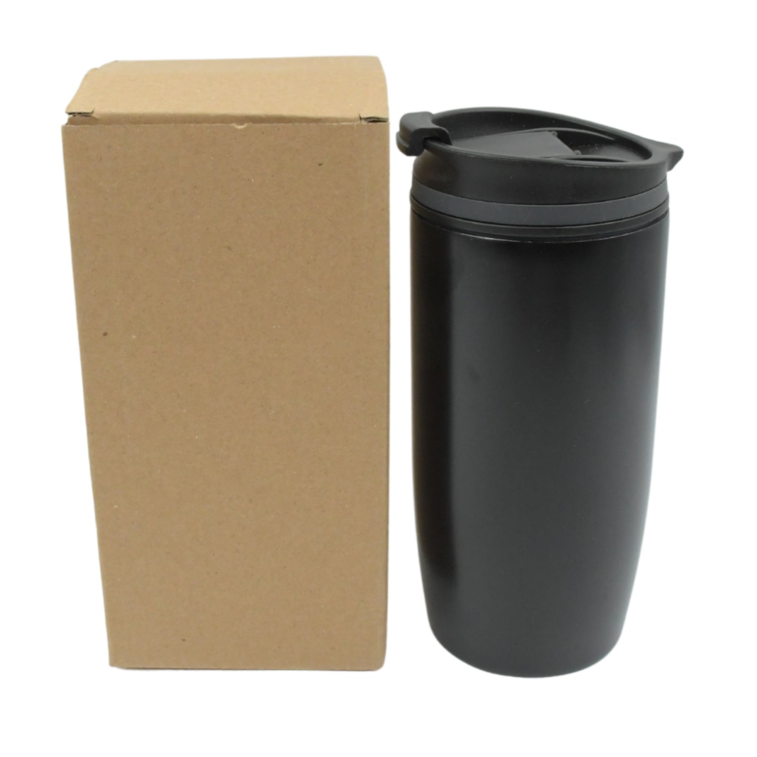 Stainless Steel Vacuum Insulated Coffee Cups Double Walled Travel Mug, Car Coffee Mug with Leak Proof Lid Reusable Thermal Cup for Hot Cold Drinks Coffee, Tea (1 Pc) - Bhavnagar Deodap