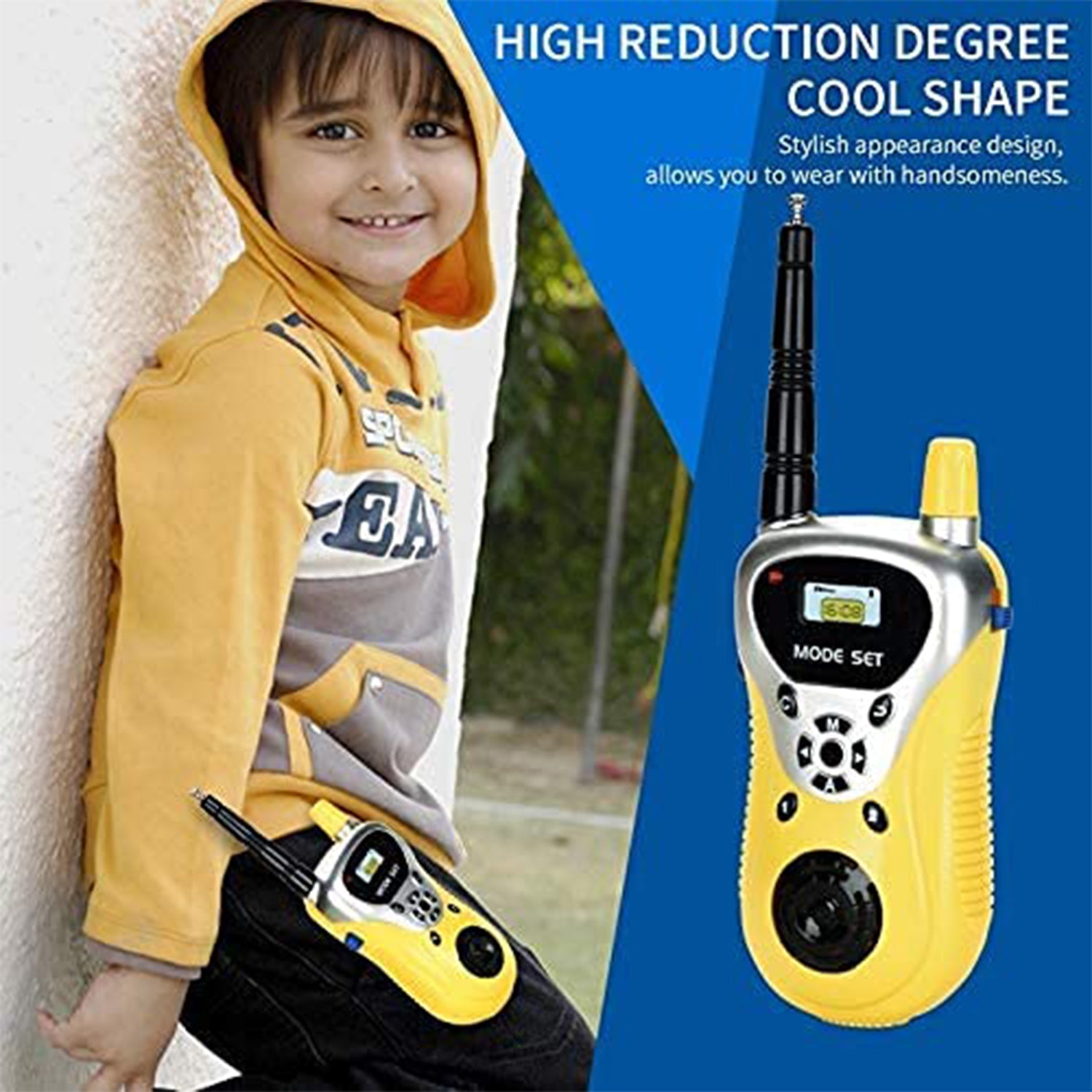 Walkie Talkie Toys for Kids 2 Way Radio Toy for 3-12 Year Old Boys Girls, Up to 80 Meter Outdoor Range - Bhavnagar Deodap