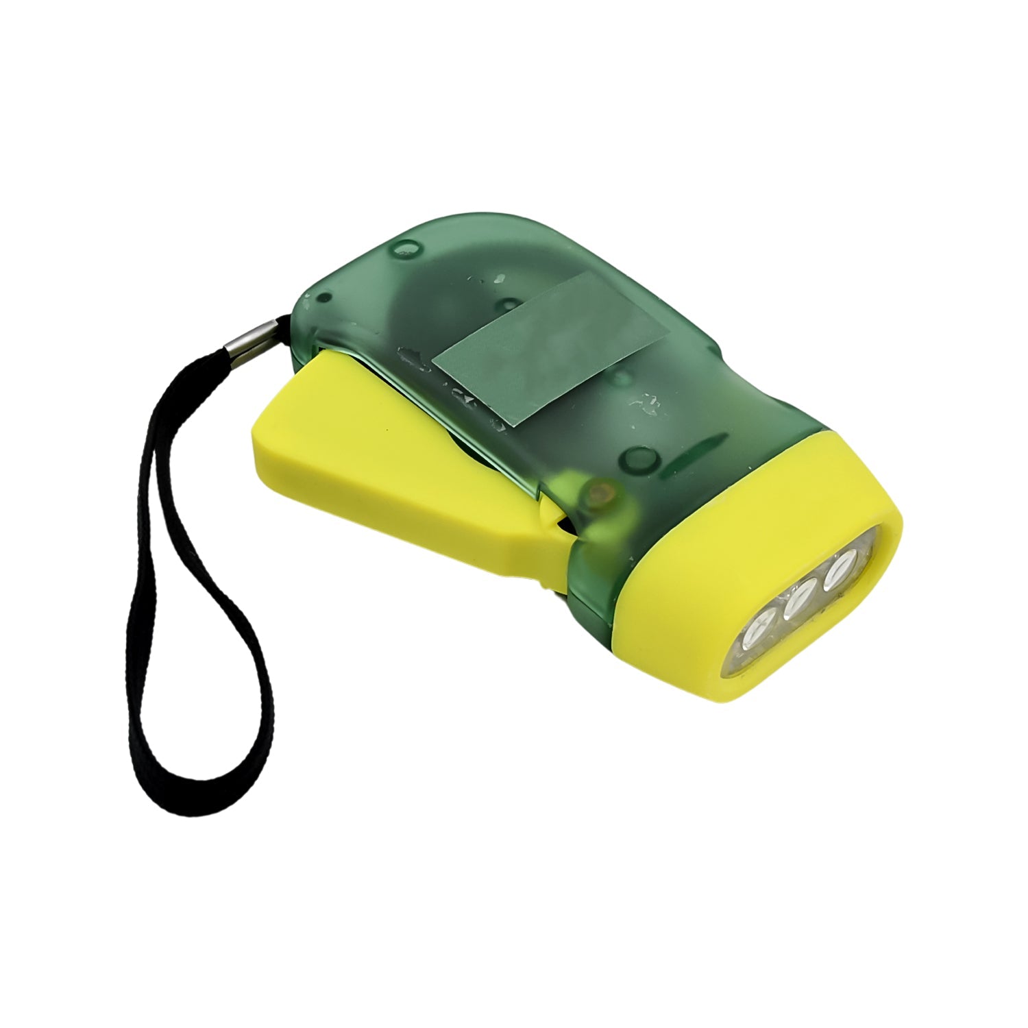 3 LED Hand Press Torch Hand Crank Flashlight Hand Pressing Flashlight Traveling Torch Light Manual Generator, Battery-Free Flashlight (1 Pc) - Bhavnagar Deodap