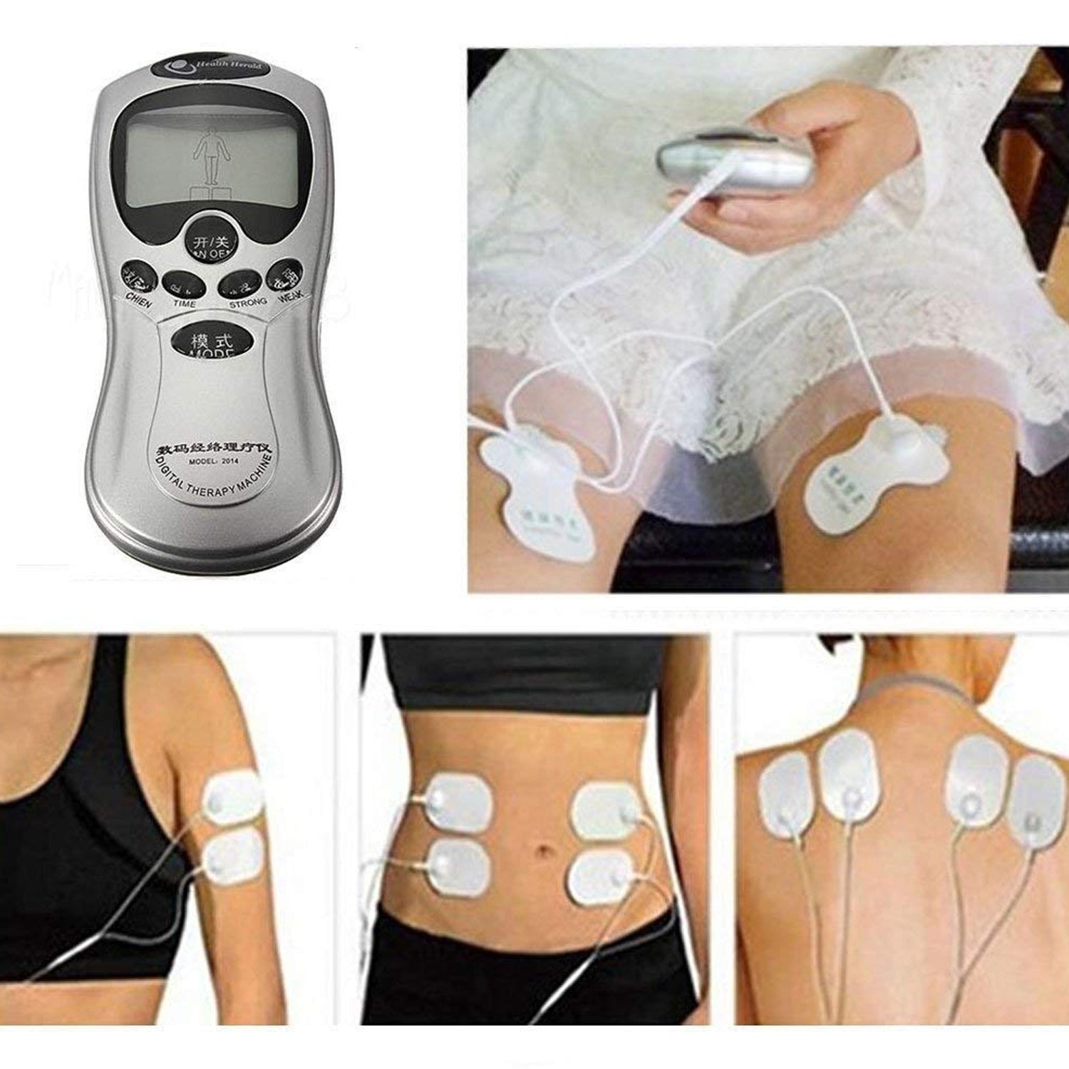 Multifunction Pain Relief Massager (Electric, Pulse Therapy) - Neck, Back, Body Without Adaptor - Bhavnagar Deodap