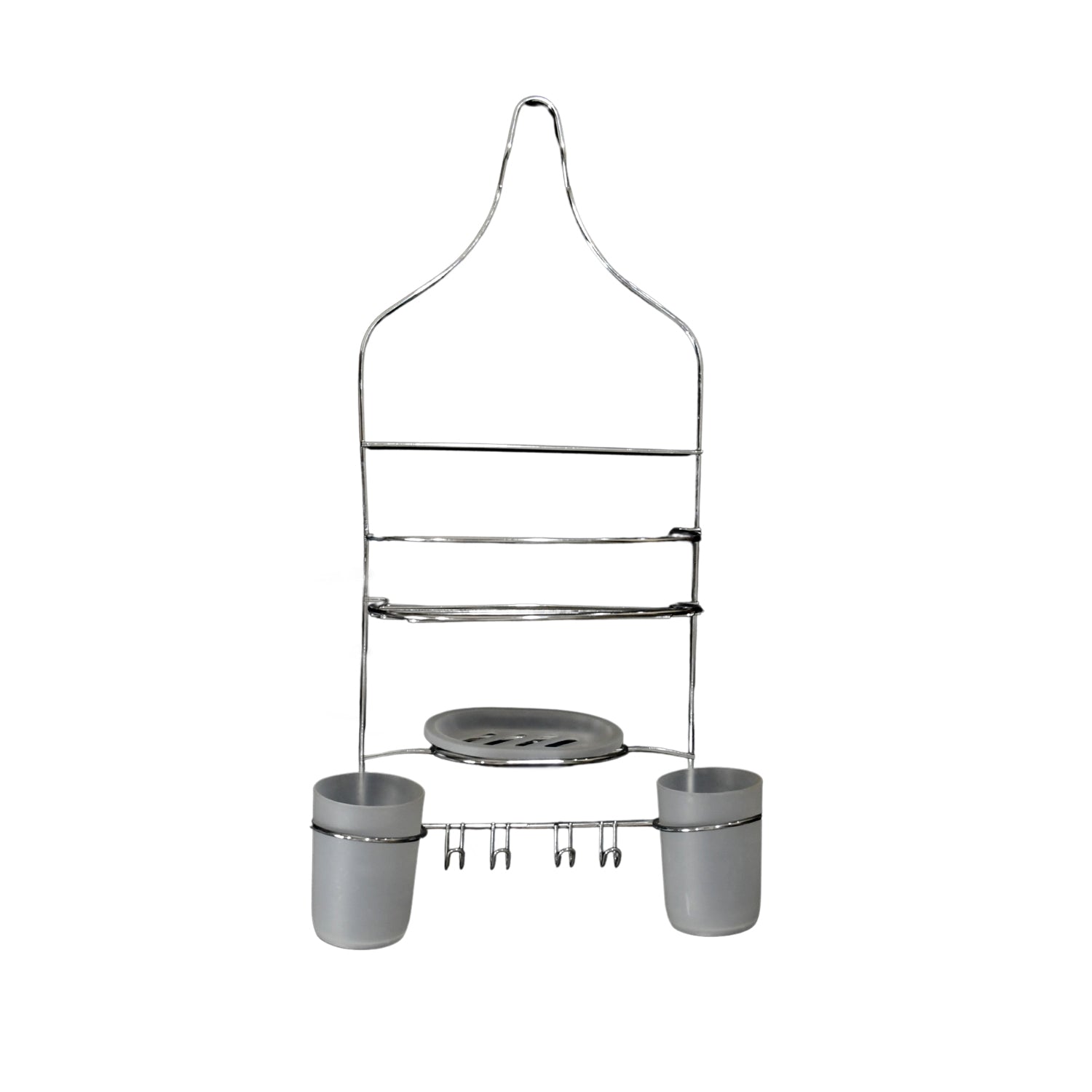 Multipurpose Stainless Steel Bathroom Shelf and Rack / Shower Caddy / Bathroom Storage Shelf / Holder / Bathroom Accessories for Home - Bhavnagar Deodap