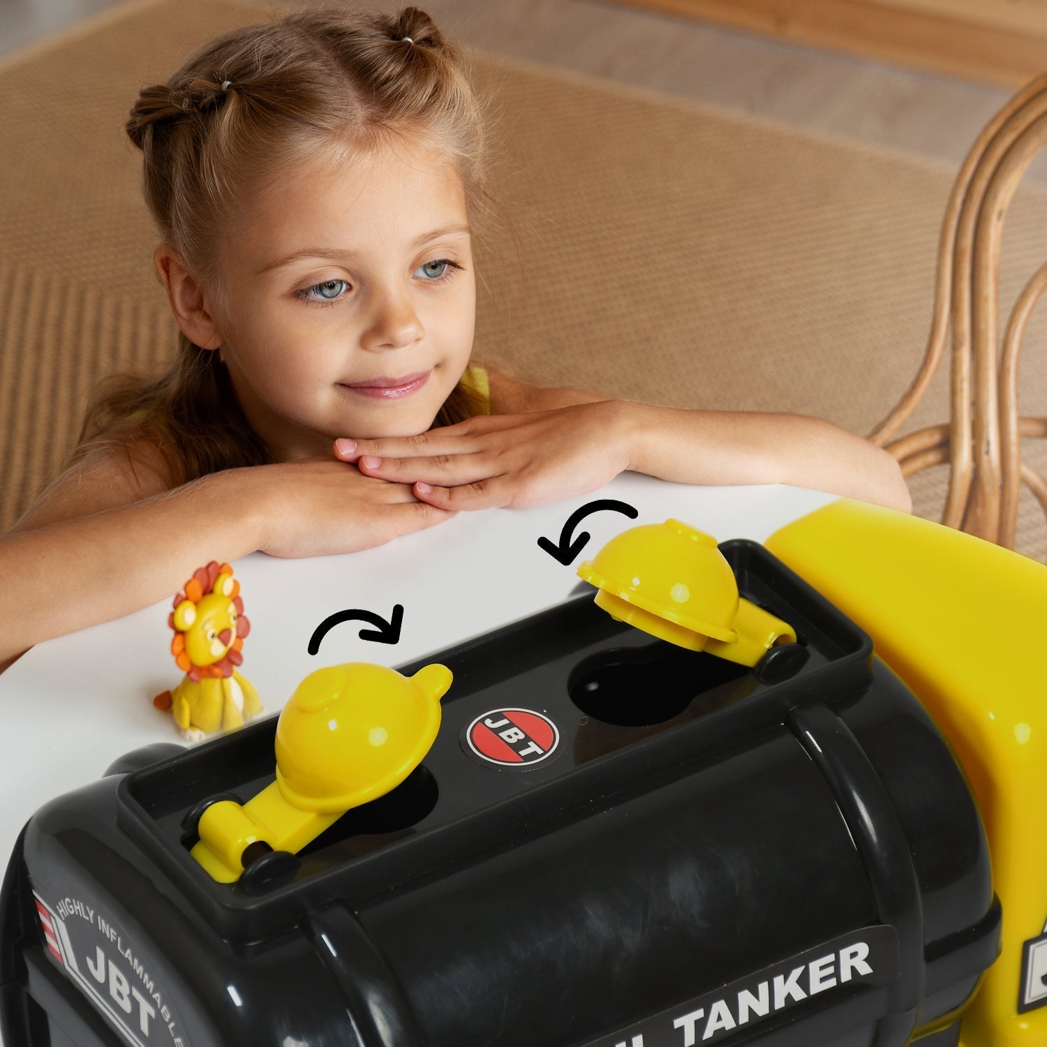 Tempo Oil - Water Tanker Vehicle Truck for Kids Size