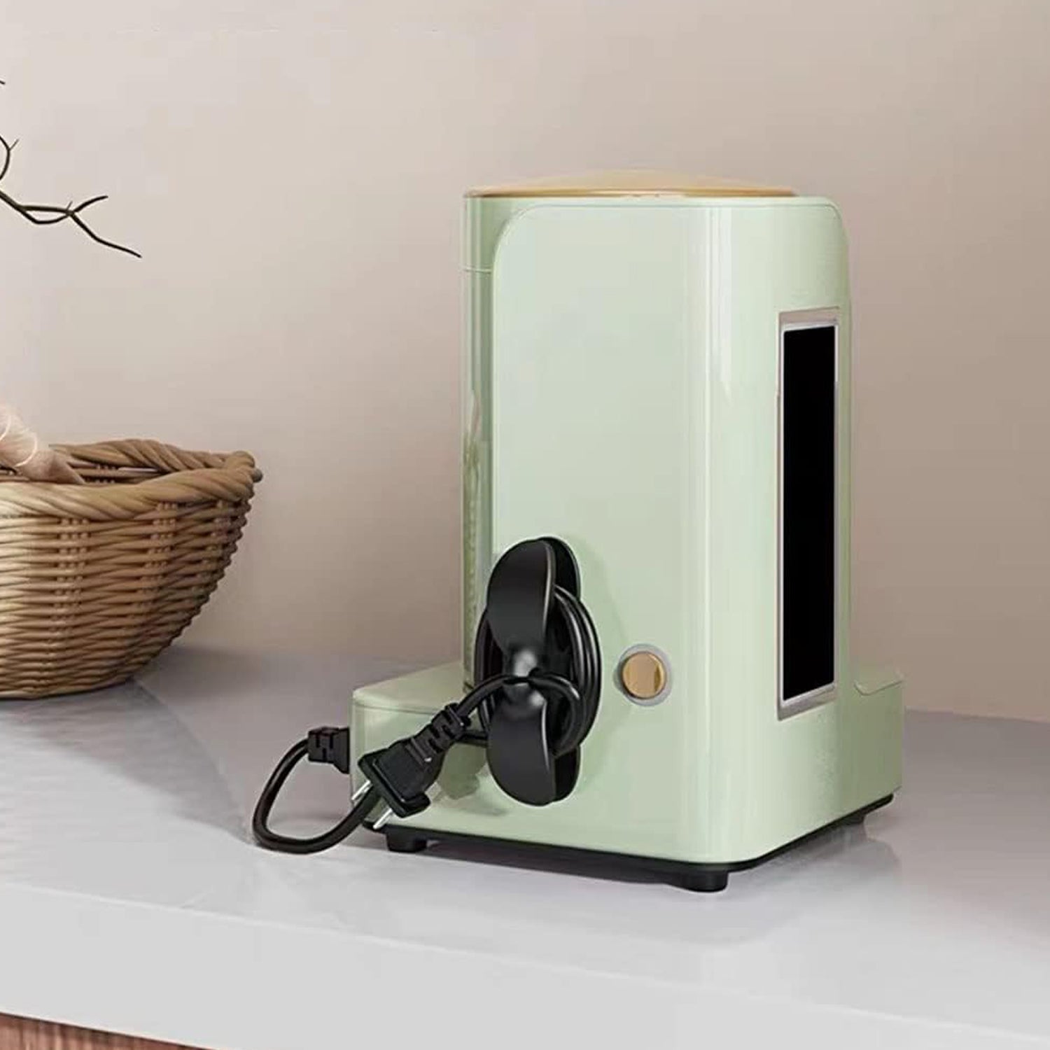 Power Plug Holder Organizer for Appliances Tidy Cord Winder Cable Organizer Self Adhesive Wire Wrap Holder for Coffee Maker Pressure Cooker Etc (1 Pc / 8x3 Cm / Small) - Bhavnagar Deodap