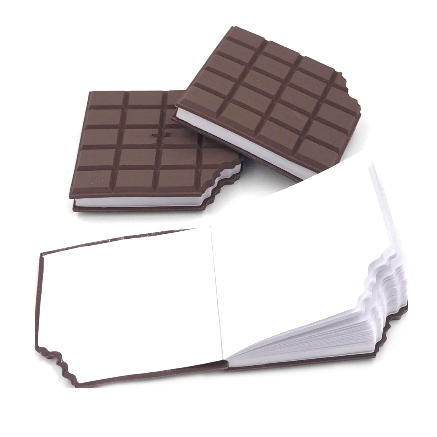 Small Chocolate Scented Diary Memo Notebook in Rectangular Chocolate Bite Shape with Original Chocolate Smell Personal Pocket Diary, Dairy book with Plain Pages for Kids - Bhavnagar Deodap