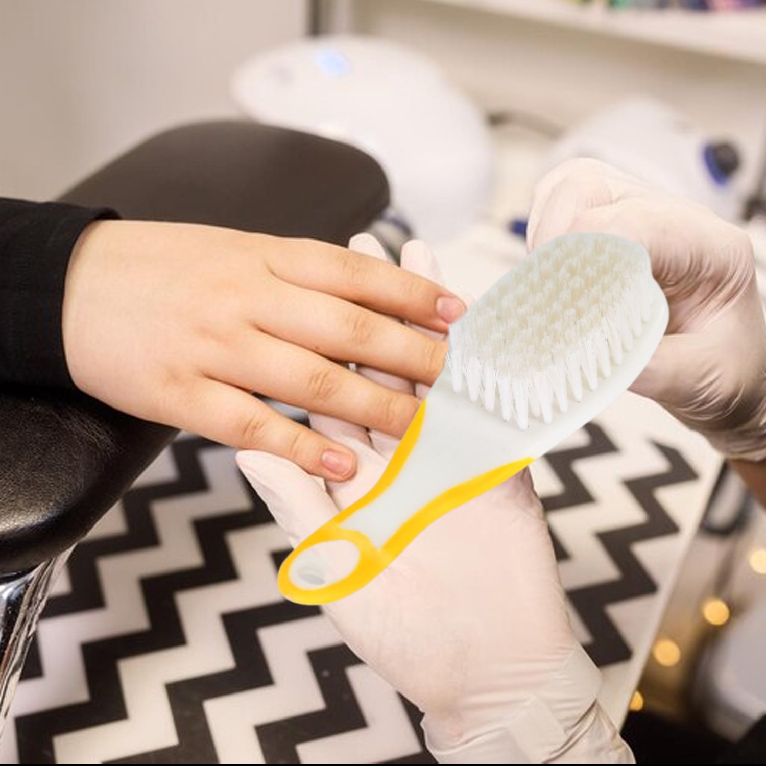 Handle Grip Nail Brush, Fingernail Scrub Cleaning Brushes for Toes and Nails Cleaner, Pedicure Brushes for Men and Women - Bhavnagar Deodap